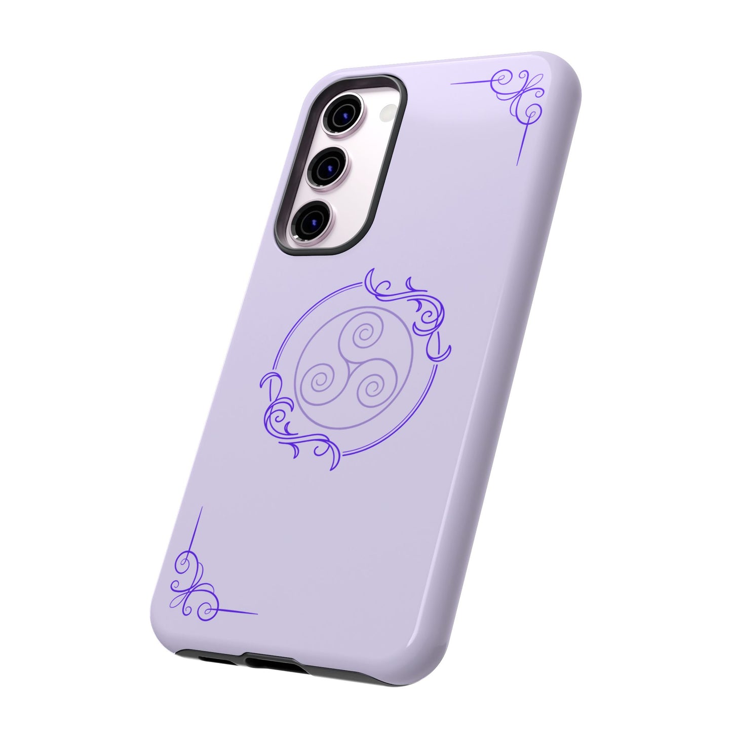 Tough Phone Cases - Purple Elegance for Multiple Models