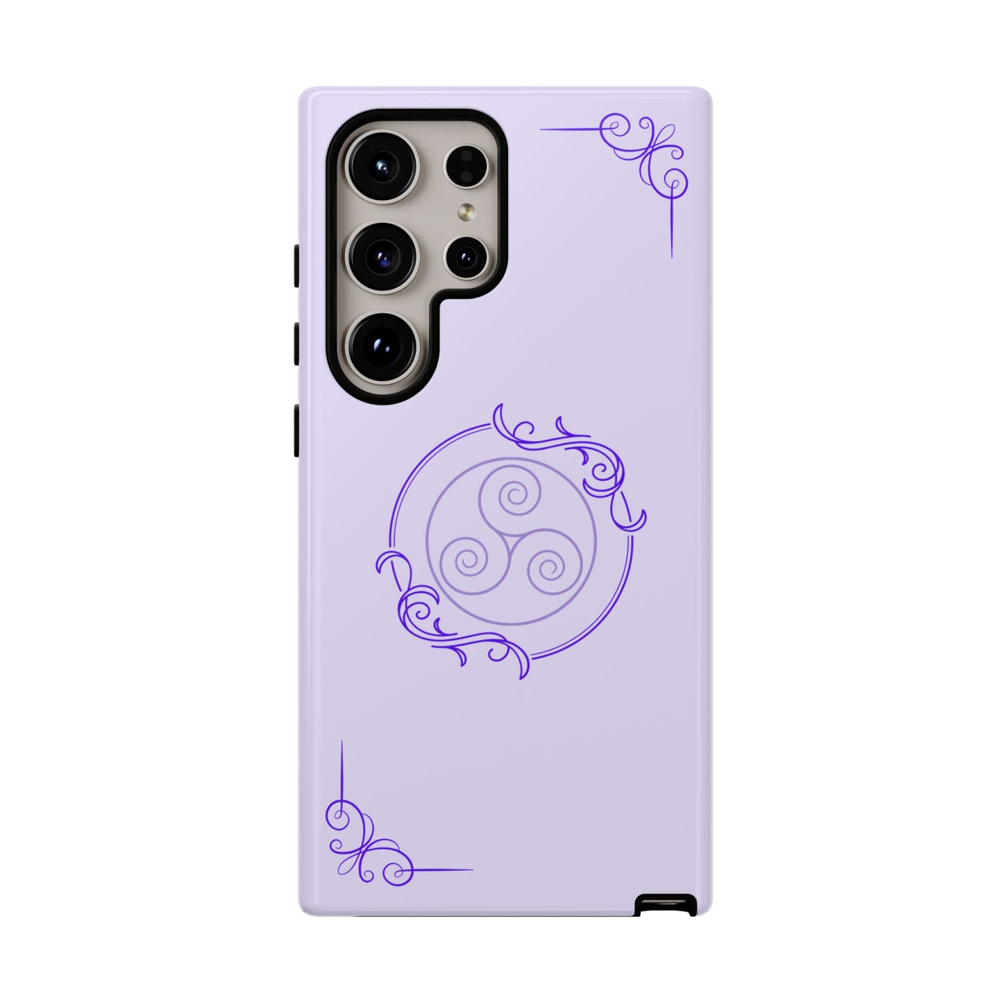 Tough Phone Cases - Purple Elegance for Multiple Models