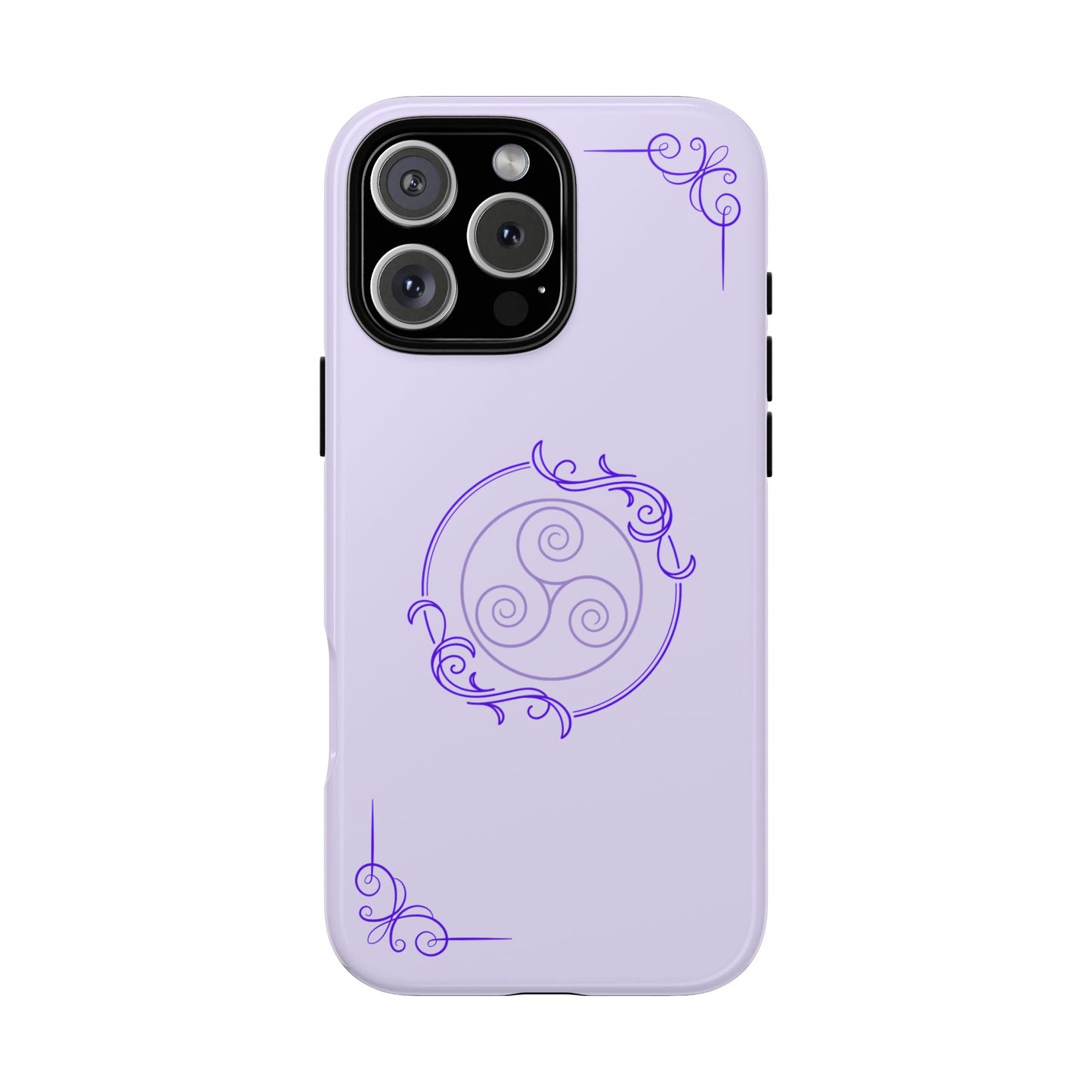 Tough Phone Cases - Purple Elegance for Multiple Models