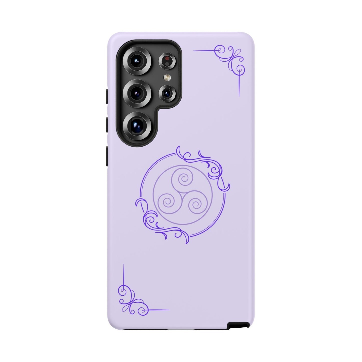 Tough Phone Cases - Purple Elegance for Multiple Models