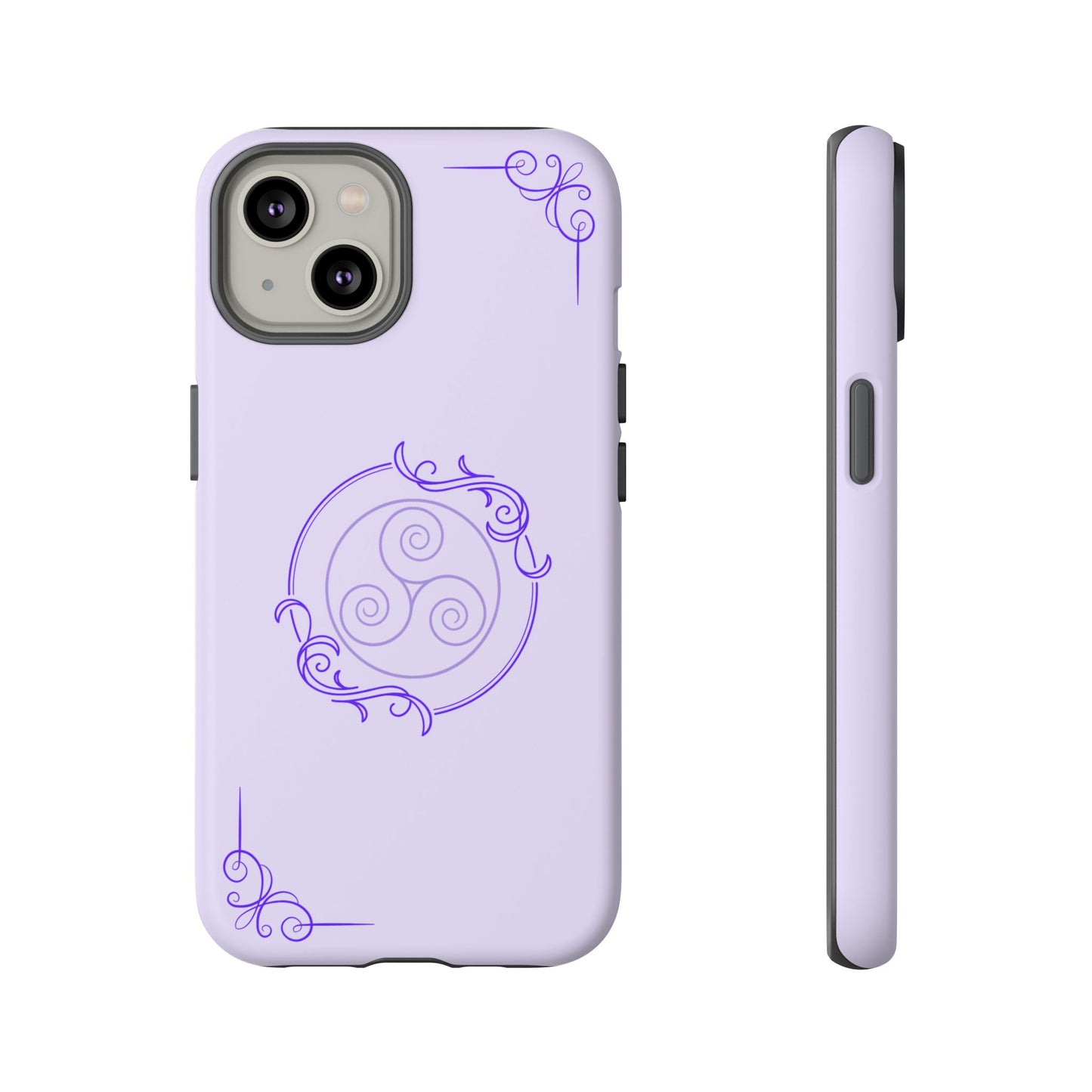 Tough Phone Cases - Purple Elegance for Multiple Models