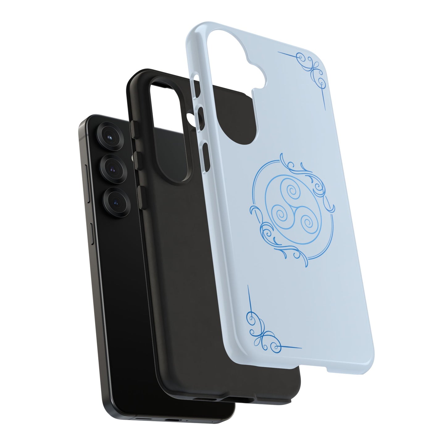 Tough Phone Case - Teal Elegance (Check for brand/model)