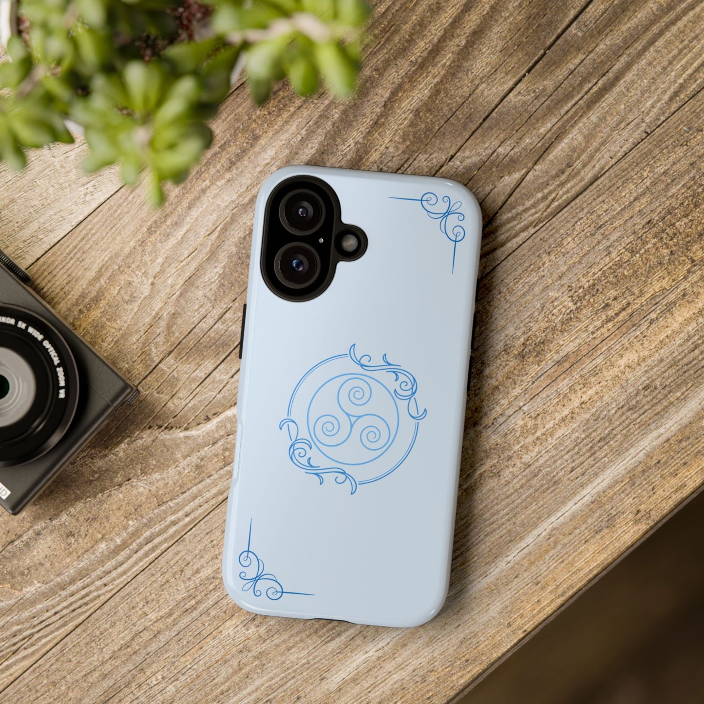 Tough Phone Case - Teal Elegance (Check for brand/model)