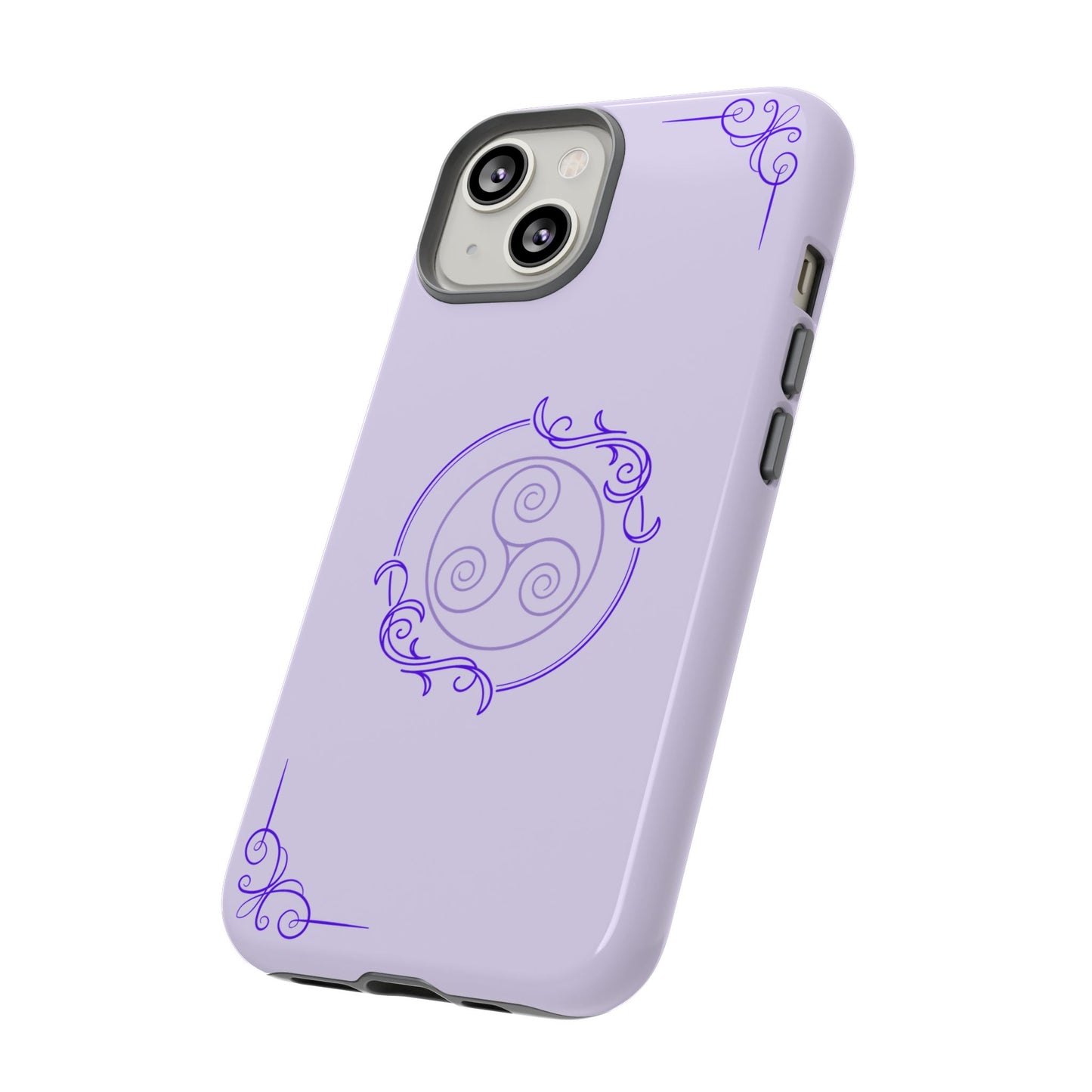 Tough Phone Cases - Purple Elegance for Multiple Models