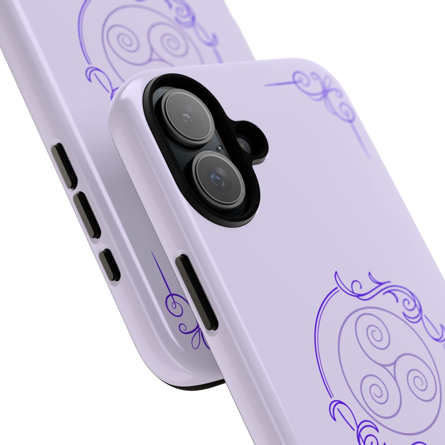 Tough Phone Cases - Purple Elegance for Multiple Models