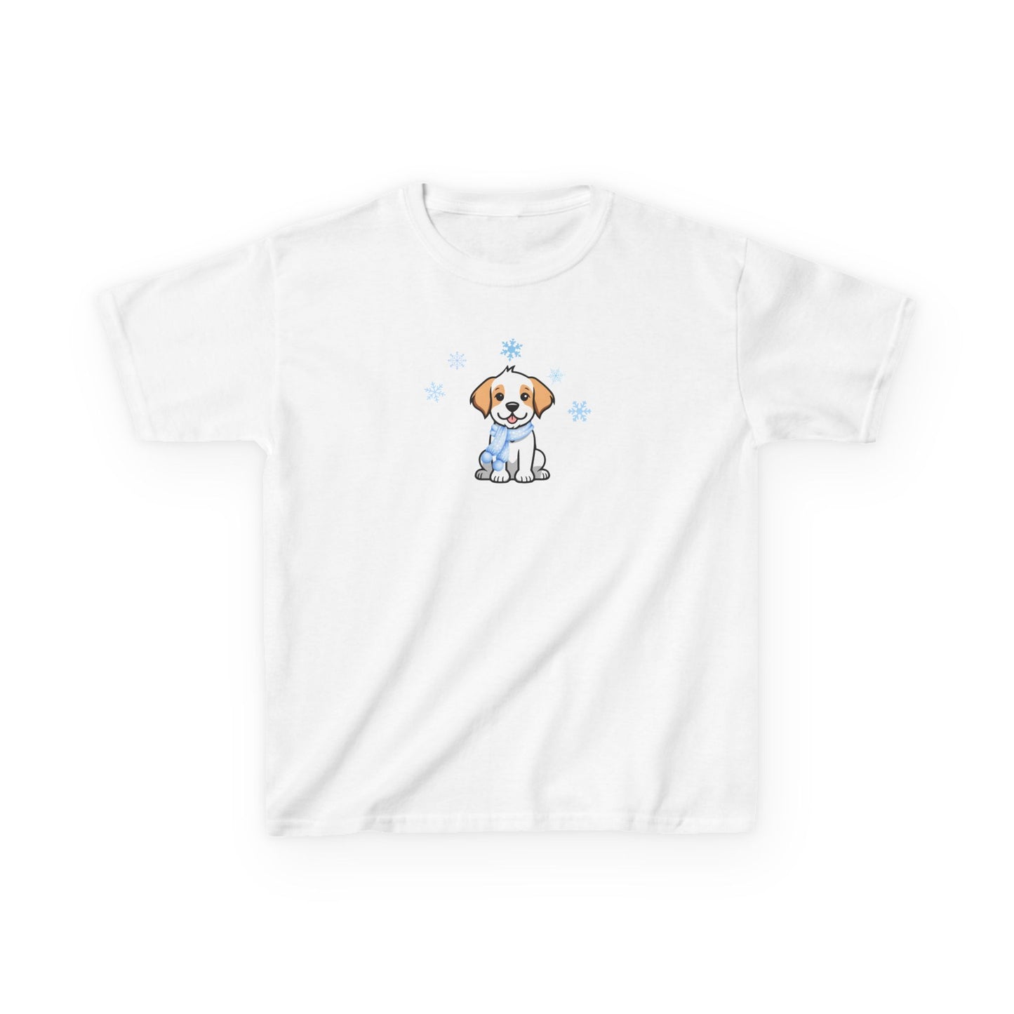 Kids Puppy Scarf T-shirt