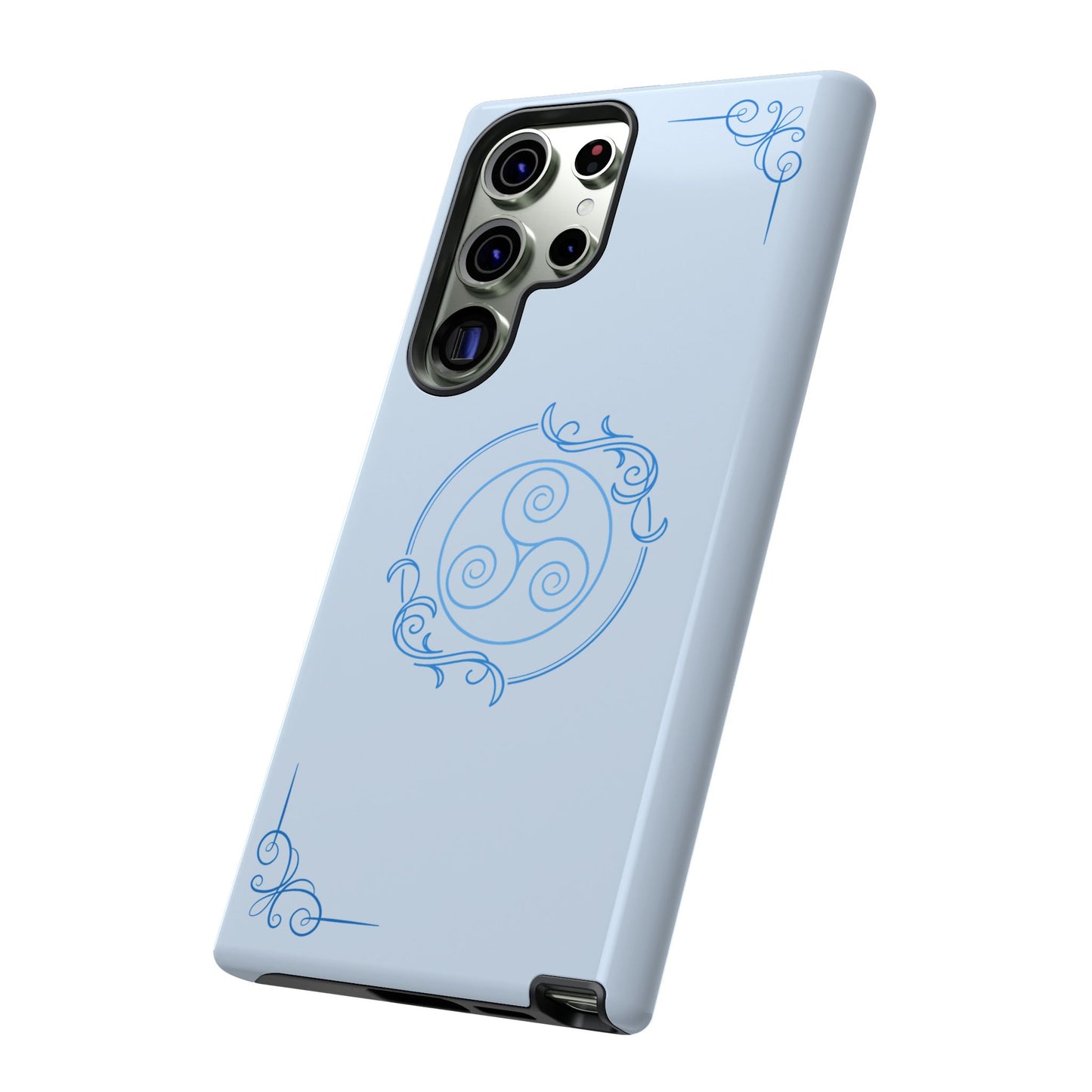 Tough Phone Case - Teal Elegance (Check for brand/model)