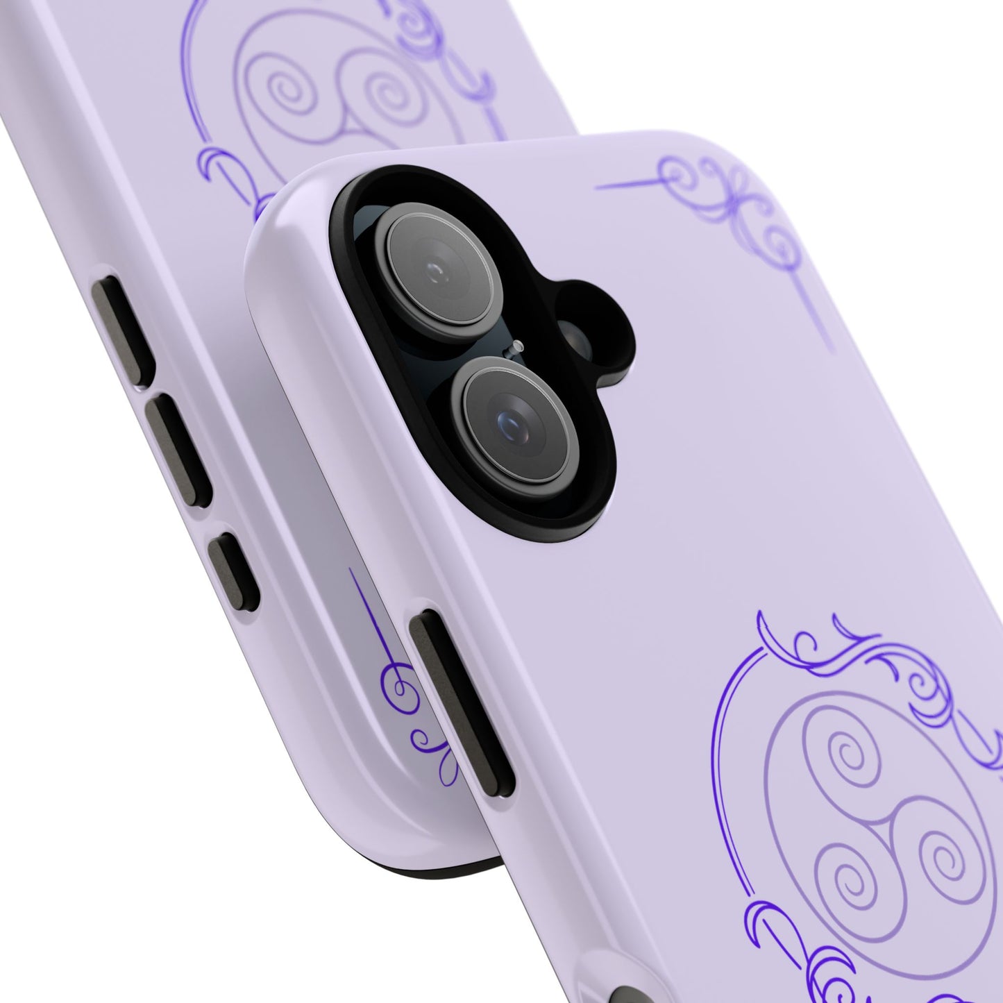 Tough Phone Cases - Purple Elegance for Multiple Models