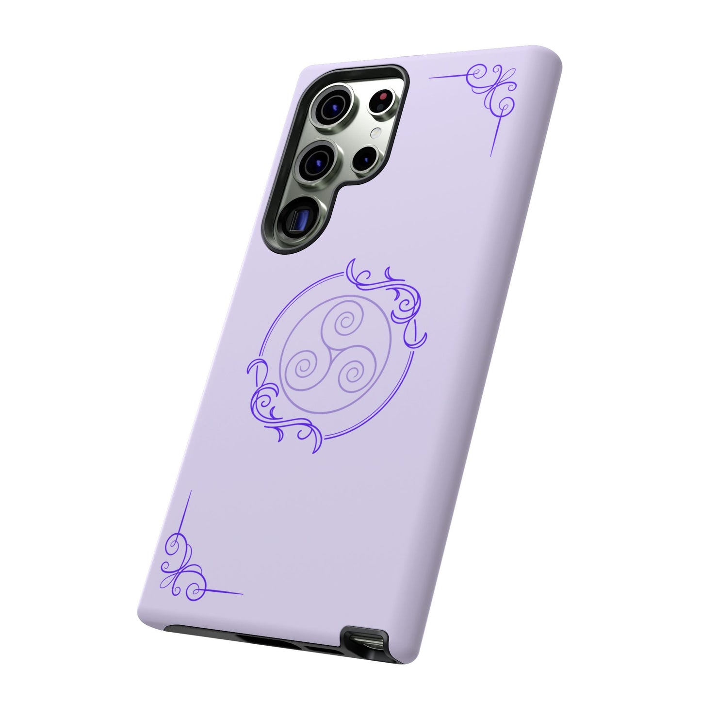 Tough Phone Cases - Purple Elegance for Multiple Models