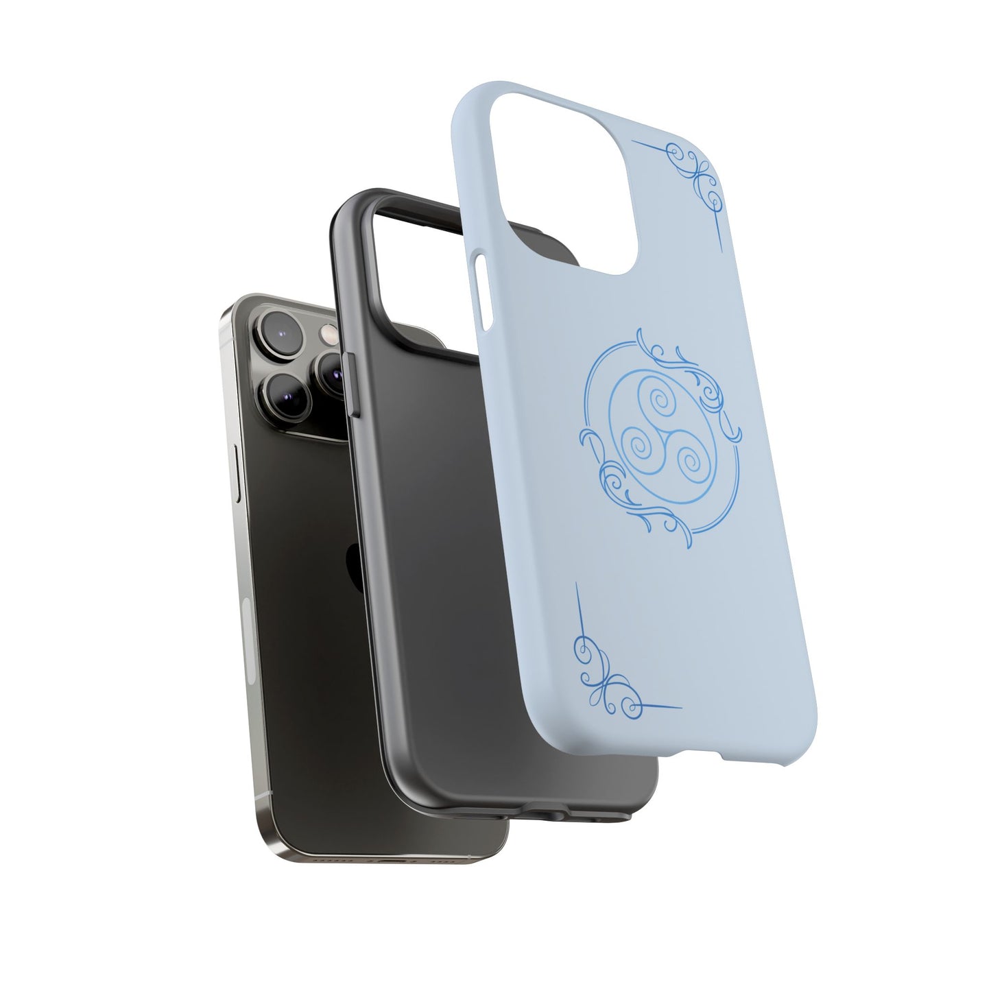 Tough Phone Case - Teal Elegance (Check for brand/model)