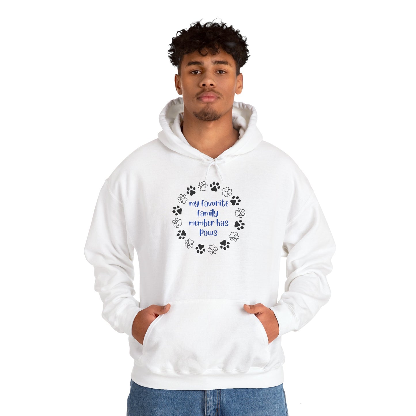 My Fav Family Member Has Paws Unisex Hoodie