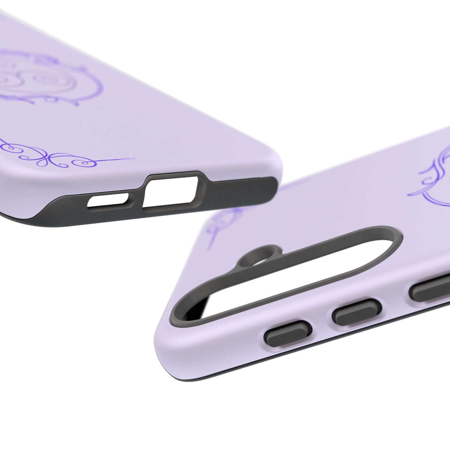 Tough Phone Cases - Purple Elegance for Multiple Models