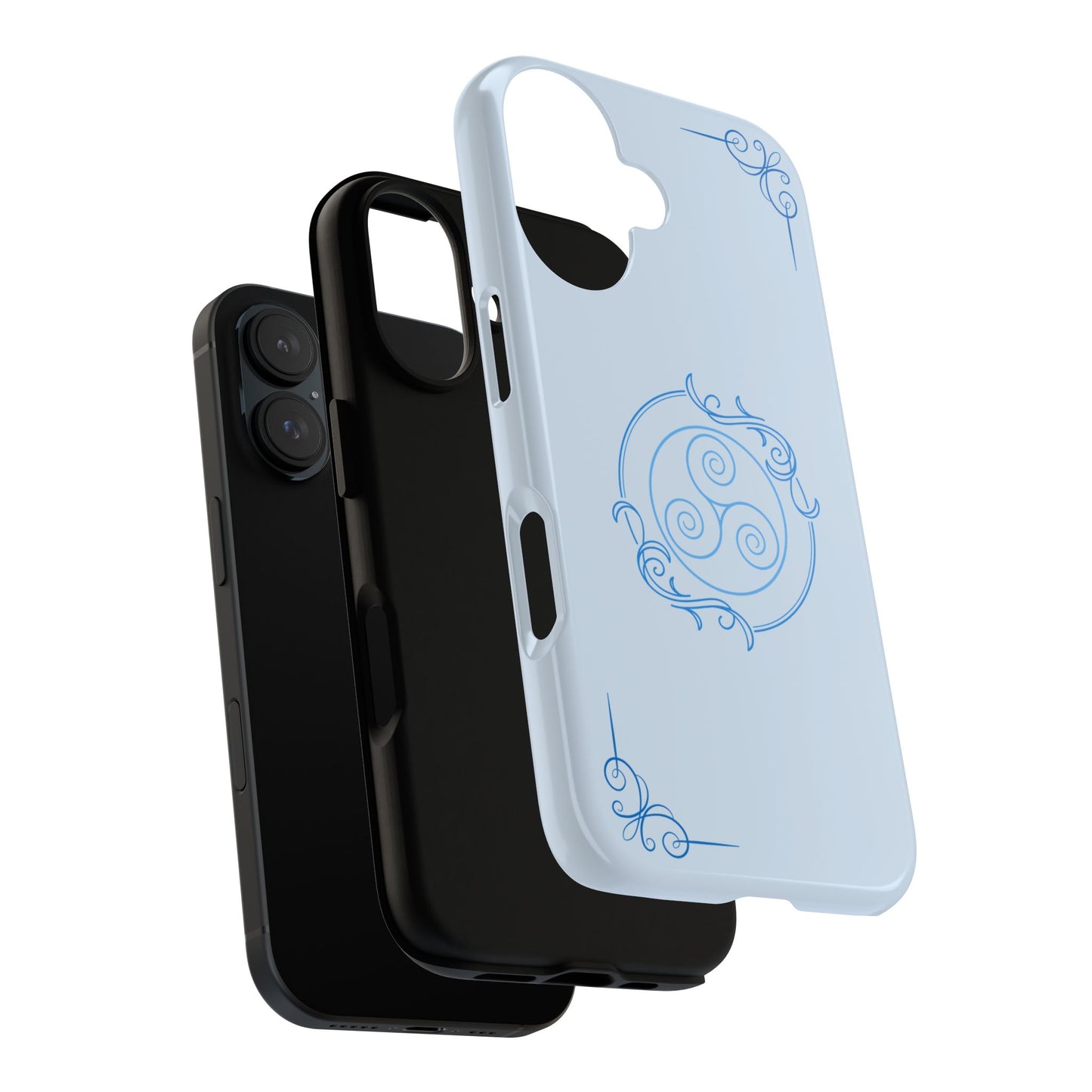 Tough Phone Case - Teal Elegance (Check for brand/model)