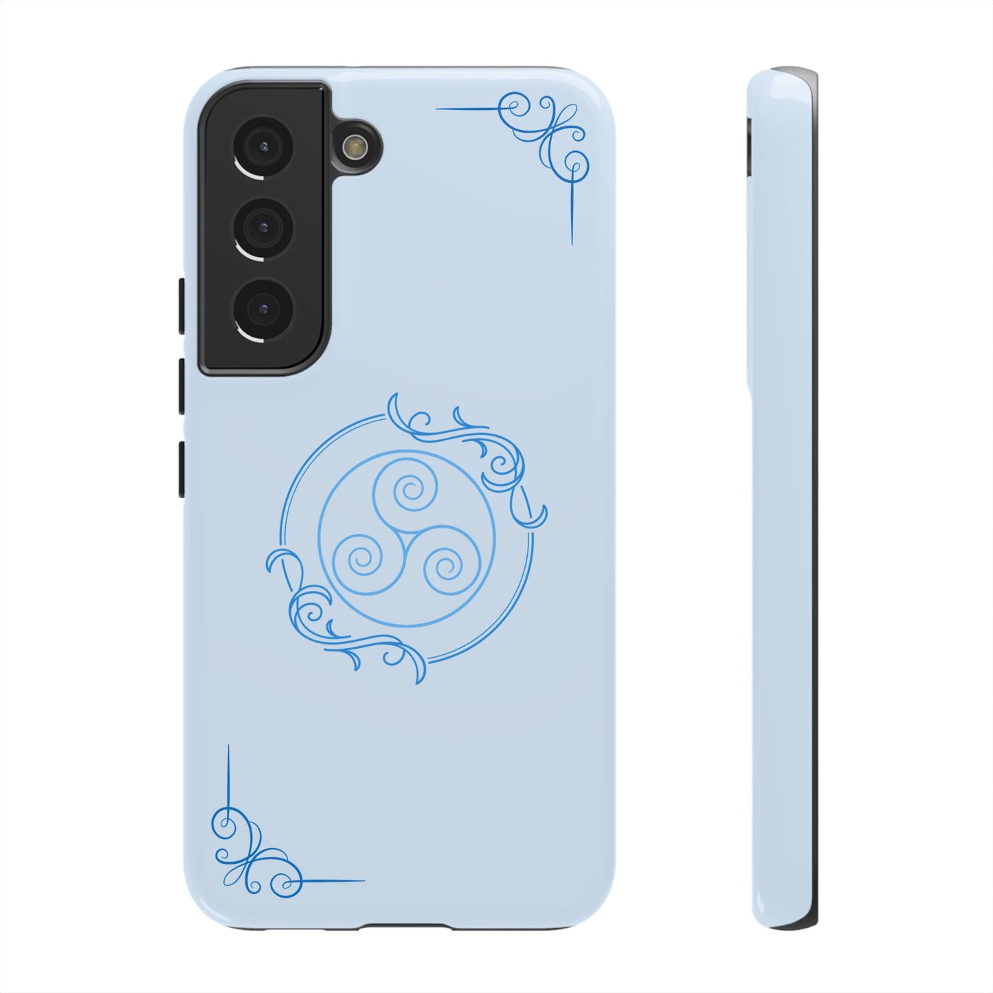 Tough Phone Case - Teal Elegance (Check for brand/model)