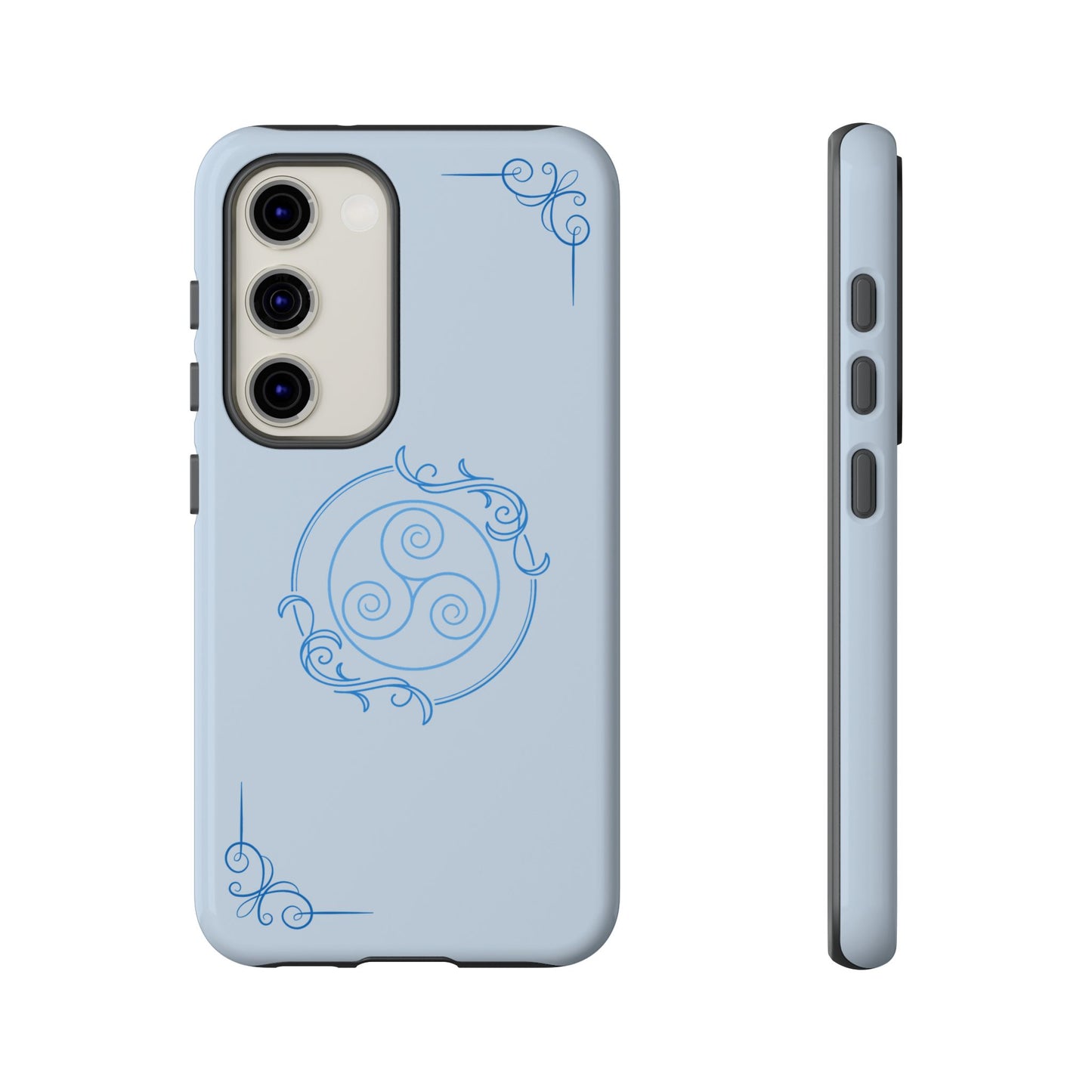 Tough Phone Case - Teal Elegance (Check for brand/model)