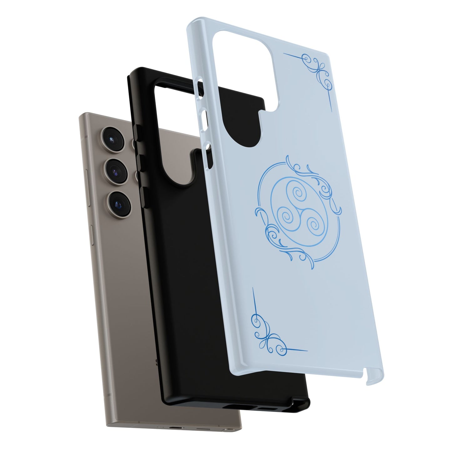 Tough Phone Case - Teal Elegance (Check for brand/model)