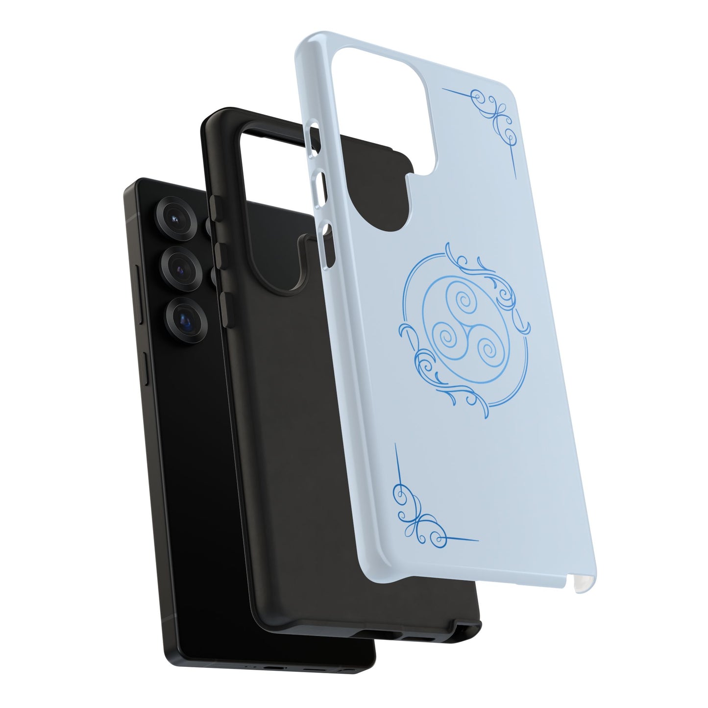 Tough Phone Case - Teal Elegance (Check for brand/model)