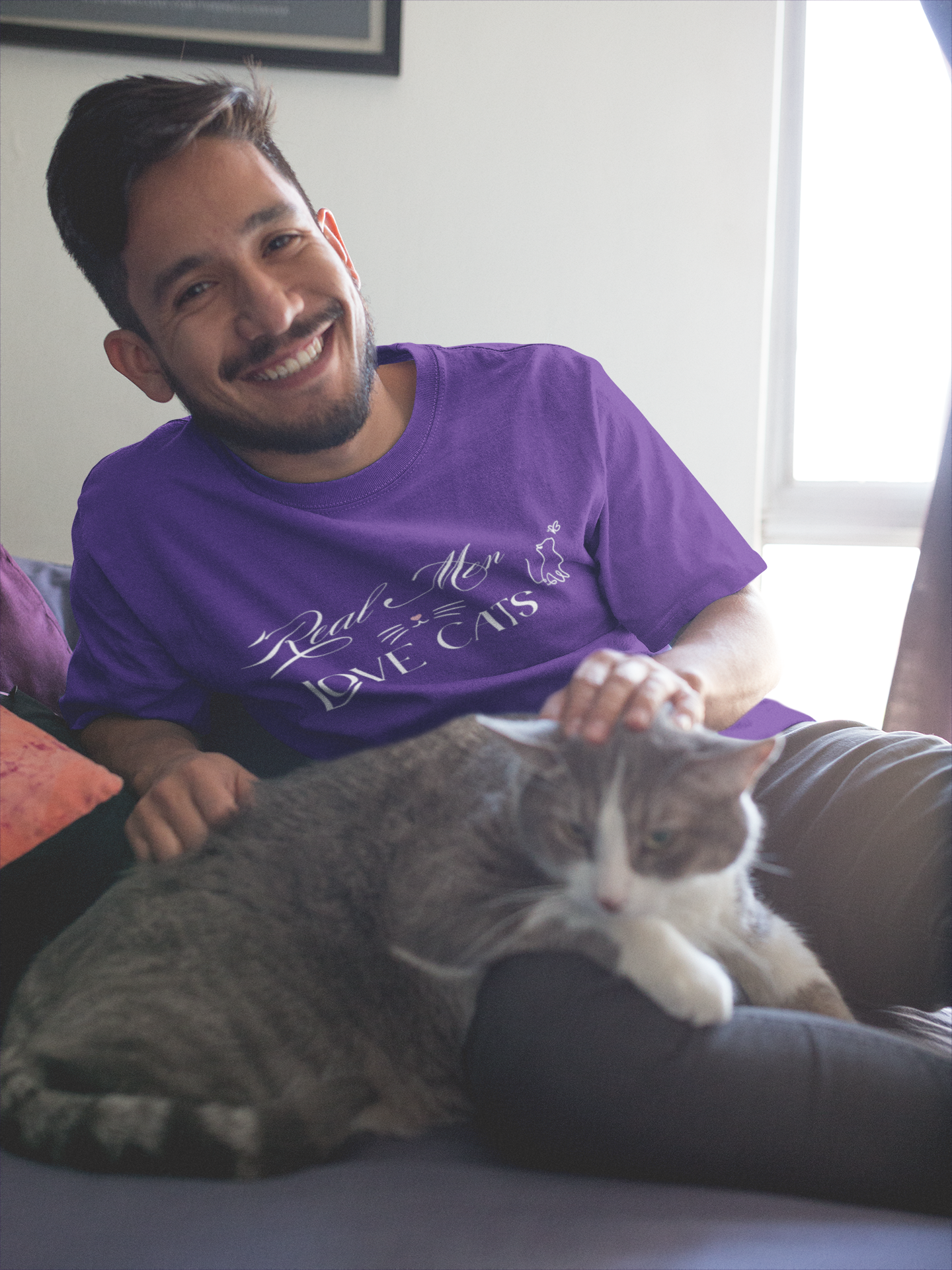 Real Men Love Cats Premium Unisex T-shirt