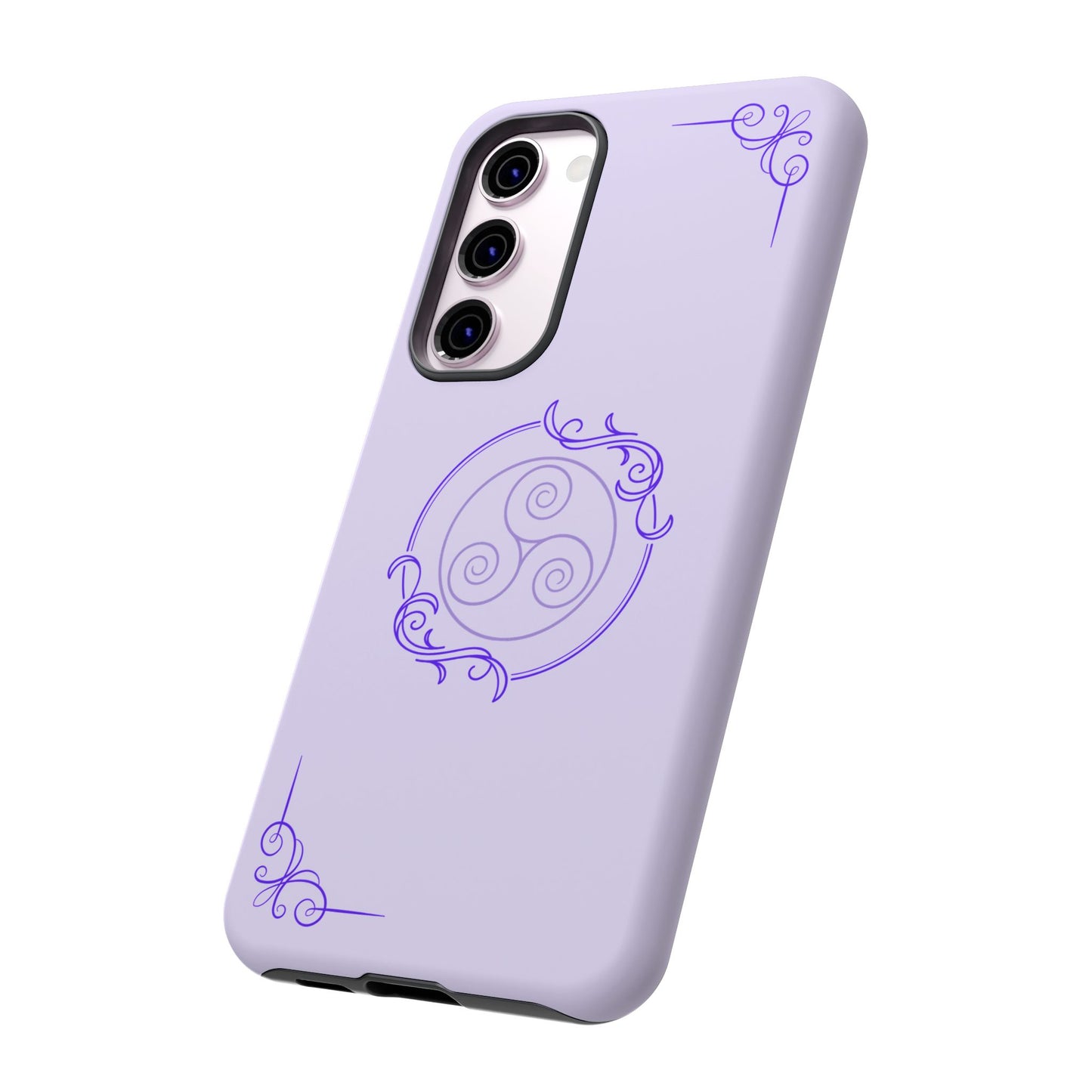 Tough Phone Cases - Purple Elegance for Multiple Models