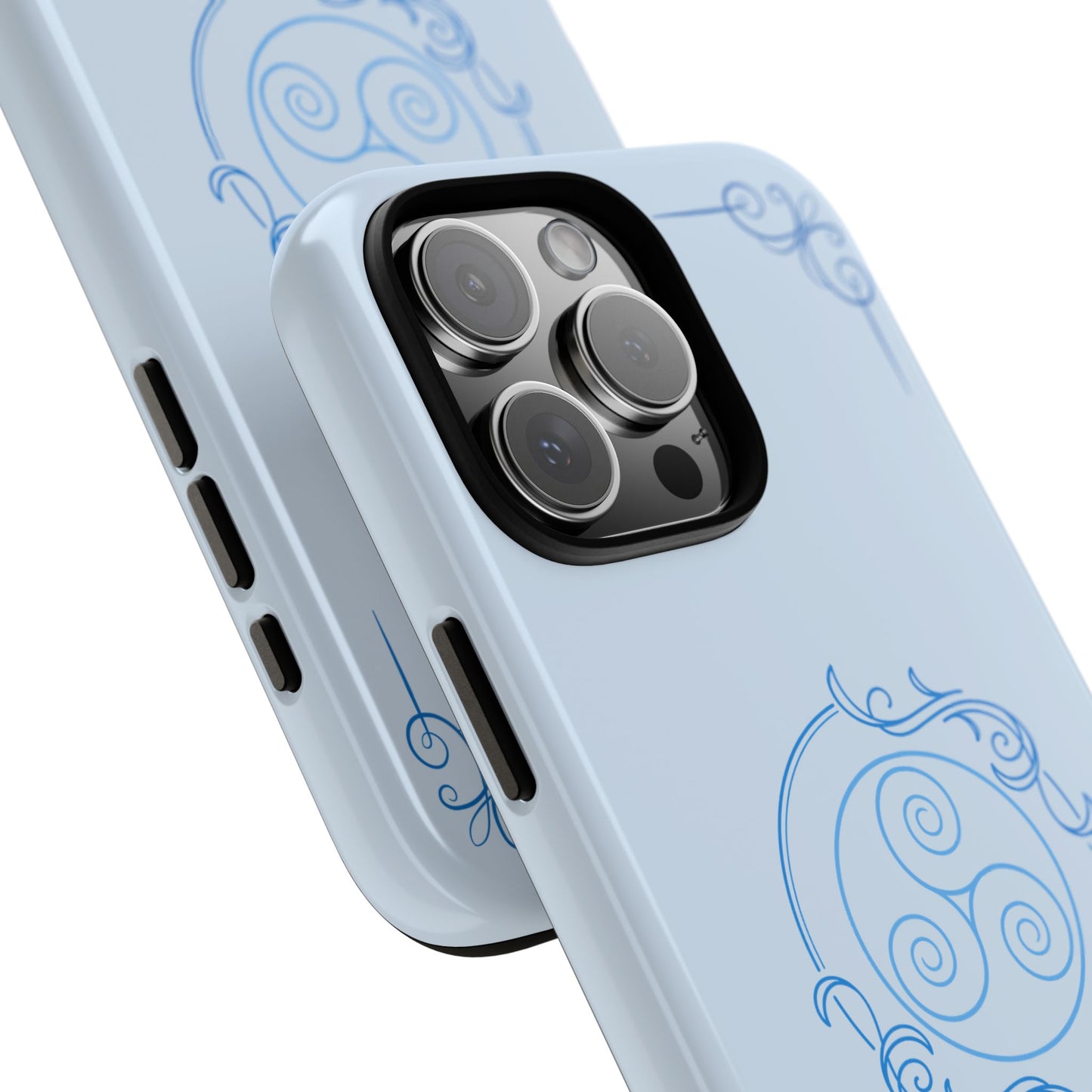 Tough Phone Case - Teal Elegance (Check for brand/model)