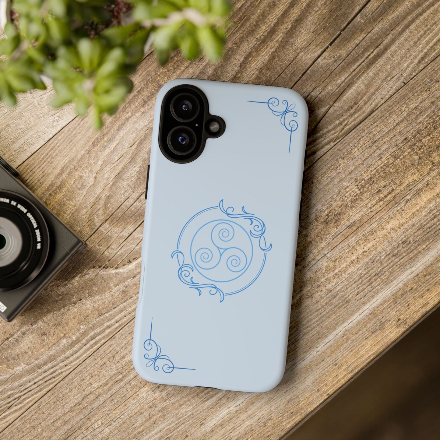 Tough Phone Case - Teal Elegance (Check for brand/model)