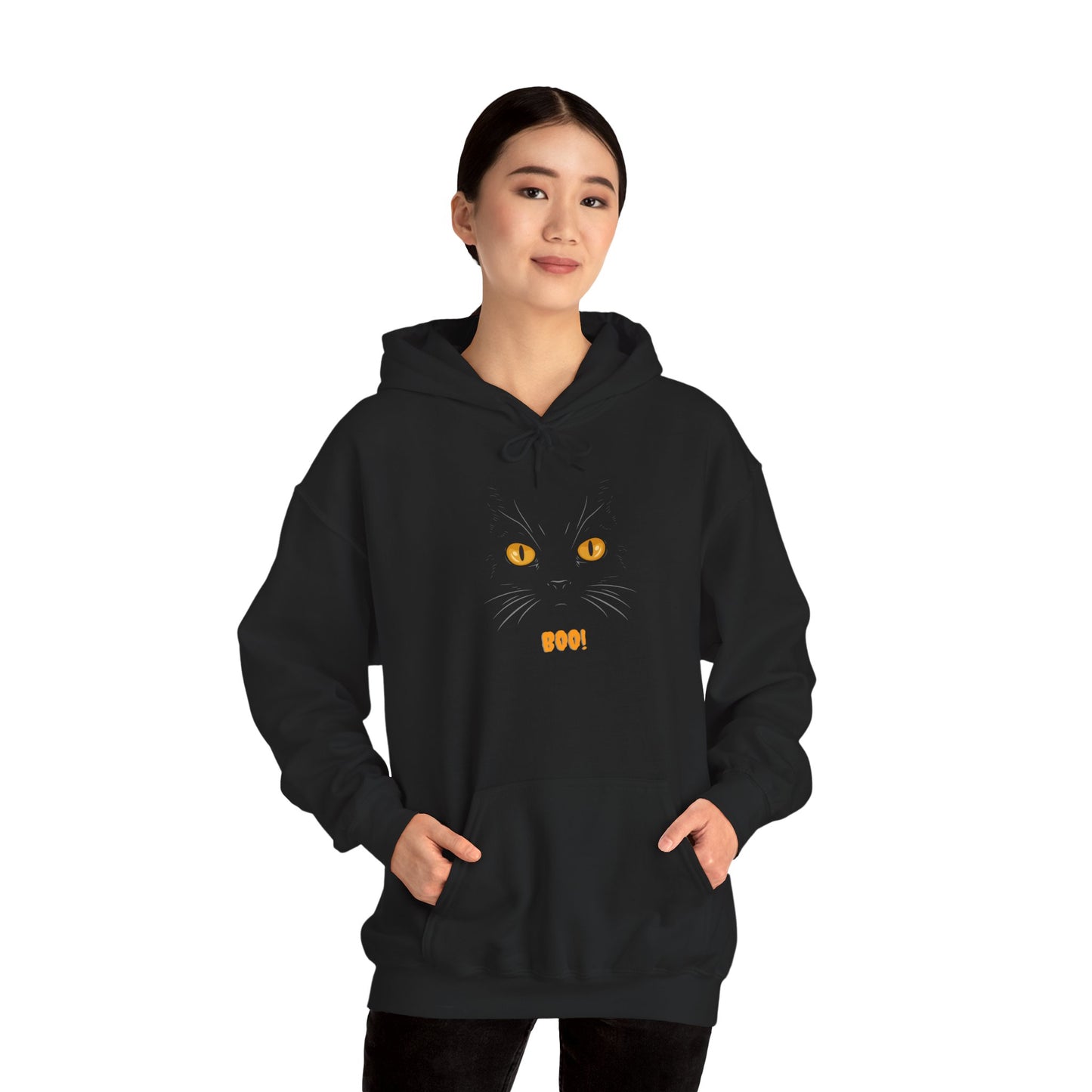 Halloween BOO Cat Unisex Hoodie