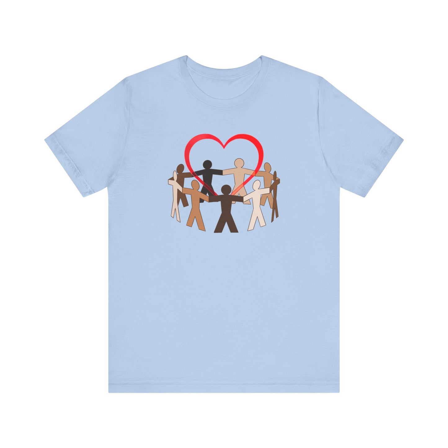 Love Red Heart Premium Unisex T-shirt