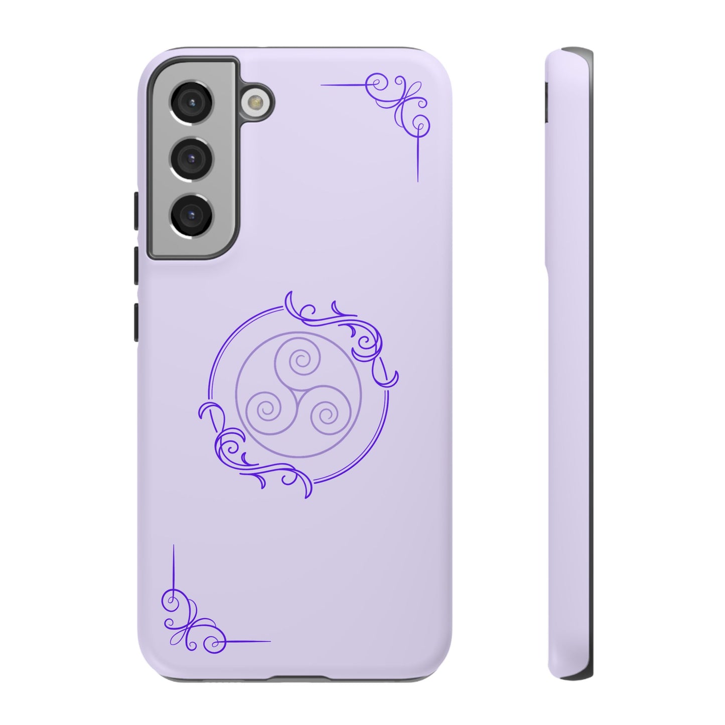 Tough Phone Cases - Purple Elegance for Multiple Models