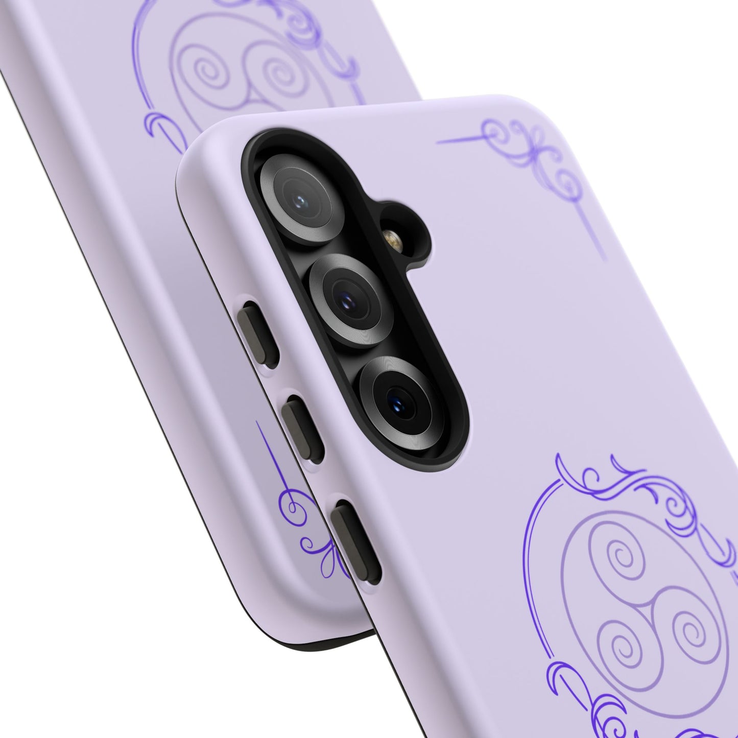 Tough Phone Cases - Purple Elegance for Multiple Models