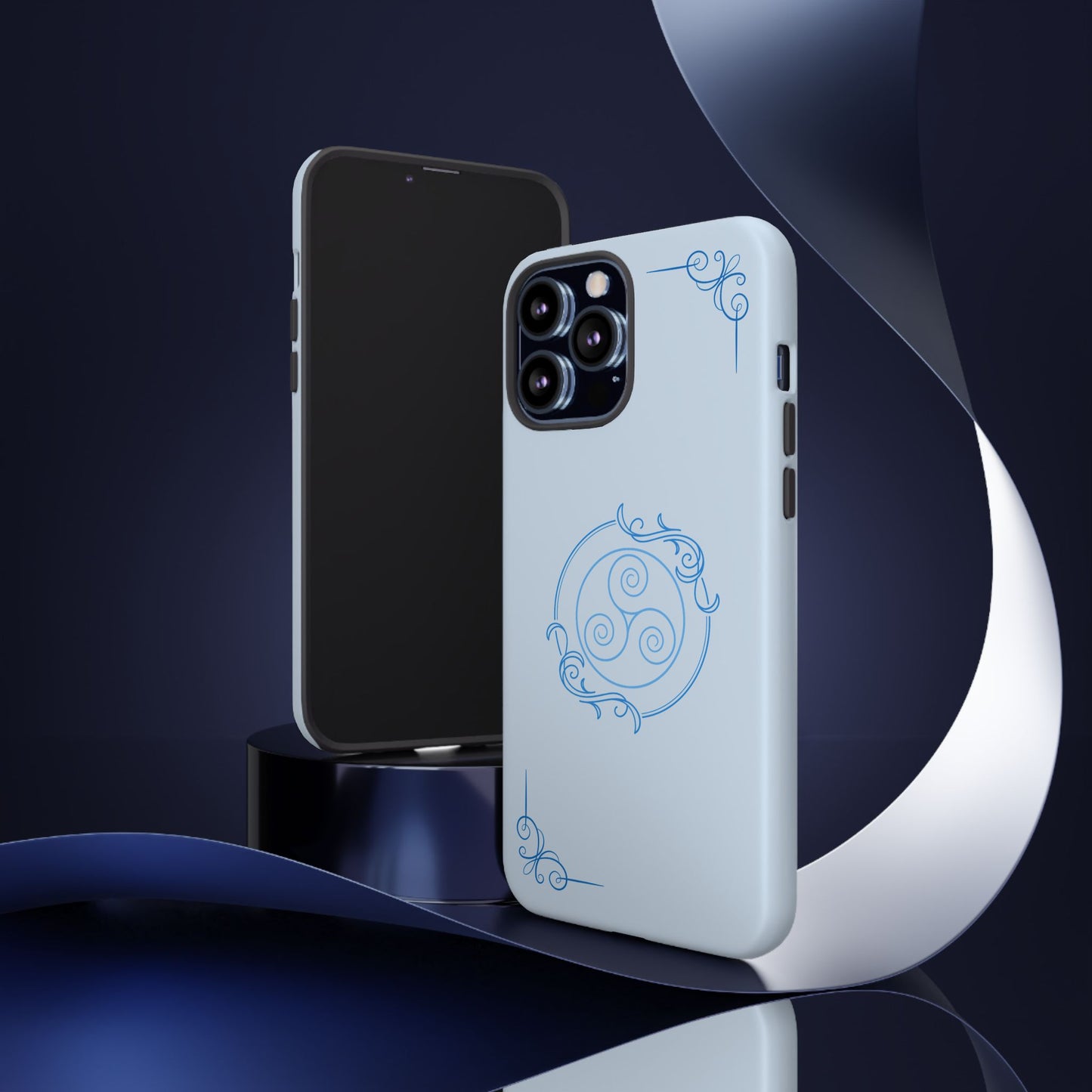 Tough Phone Case - Teal Elegance (Check for brand/model)