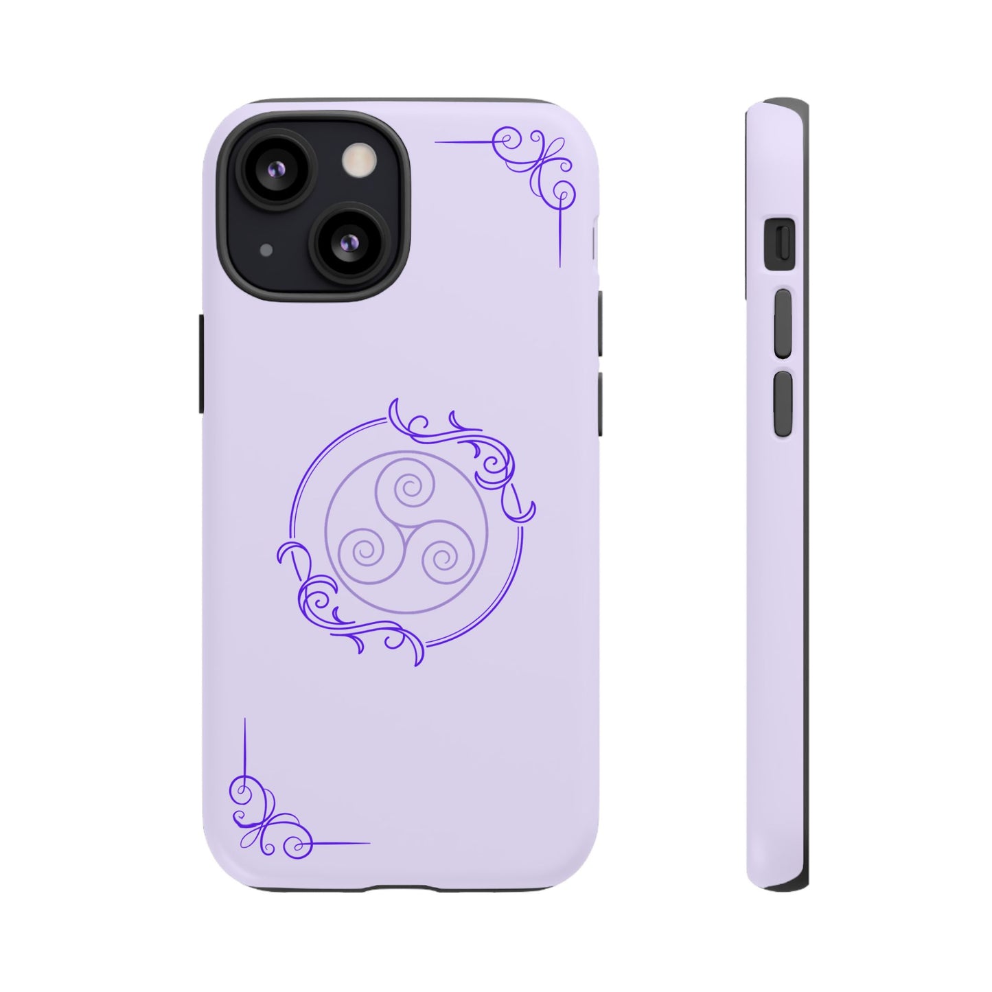 Tough Phone Cases - Purple Elegance for Multiple Models