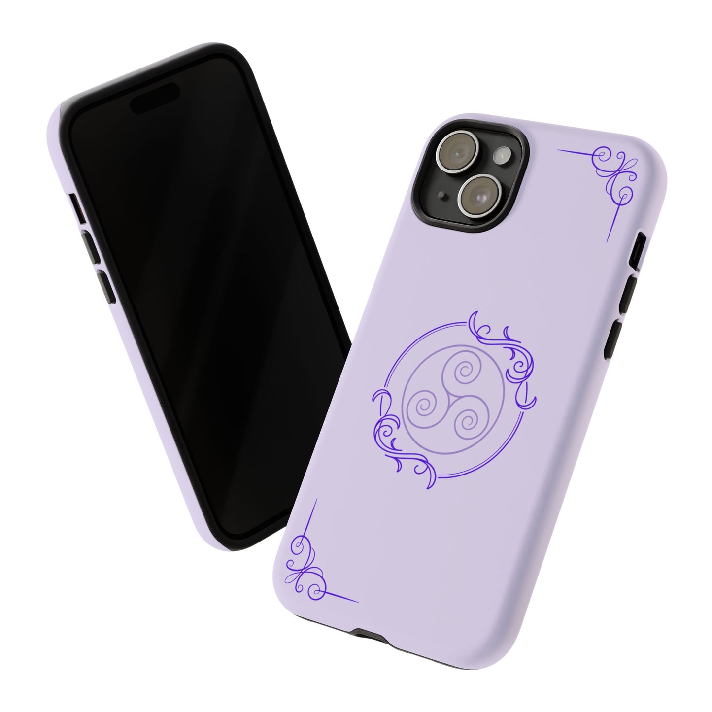 Tough Phone Cases - Purple Elegance for Multiple Models