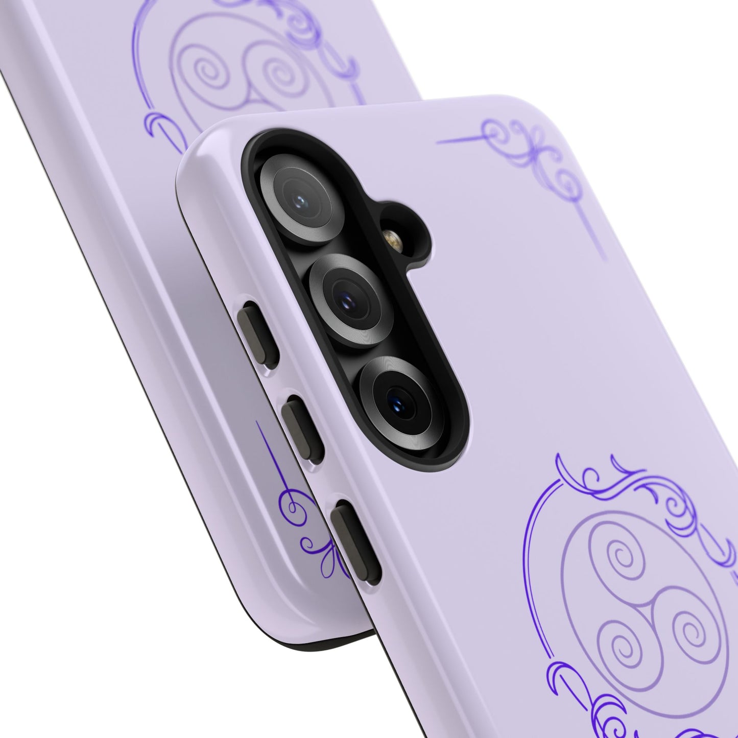 Tough Phone Cases - Purple Elegance for Multiple Models