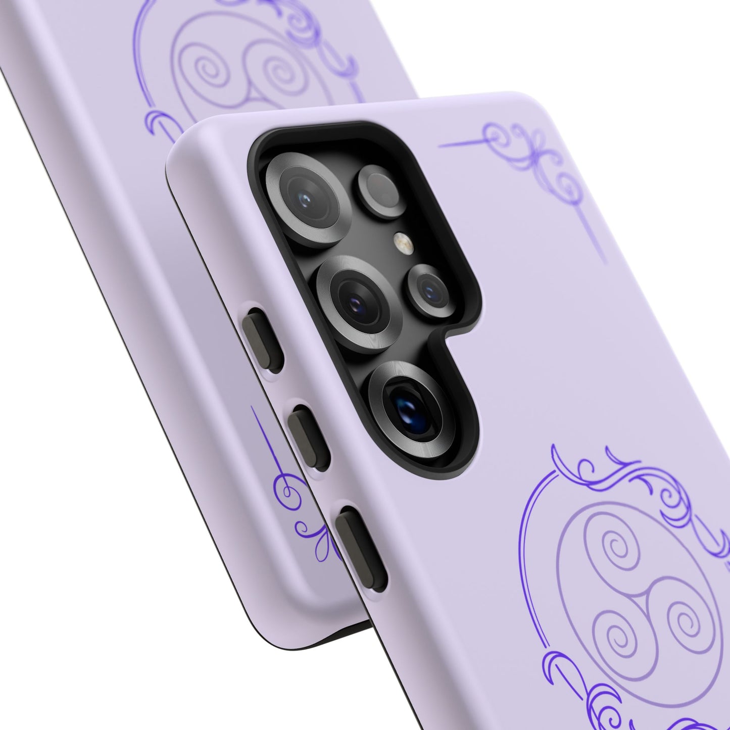 Tough Phone Cases - Purple Elegance for Multiple Models