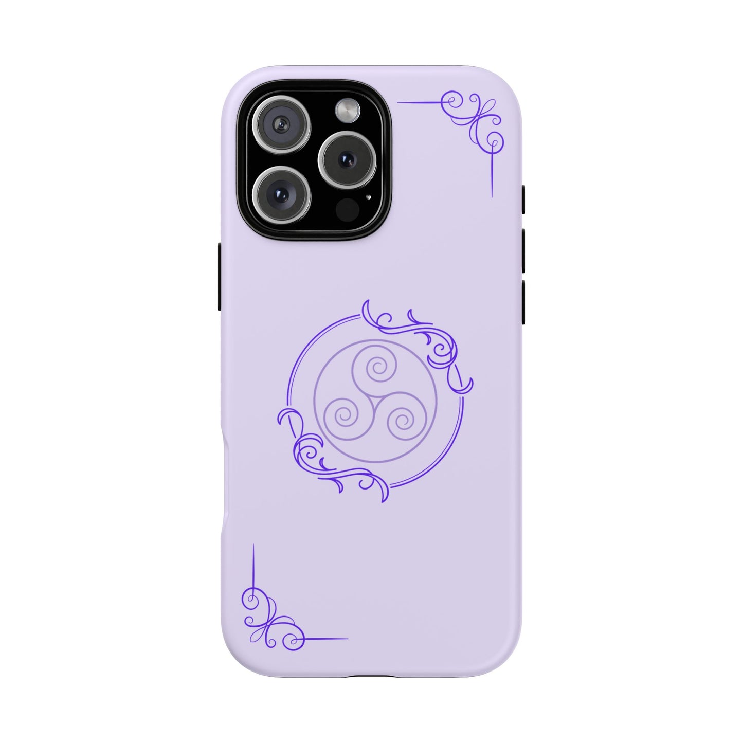 Tough Phone Cases - Purple Elegance for Multiple Models