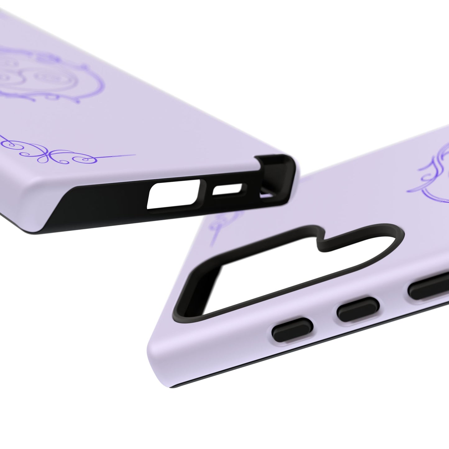 Tough Phone Cases - Purple Elegance for Multiple Models