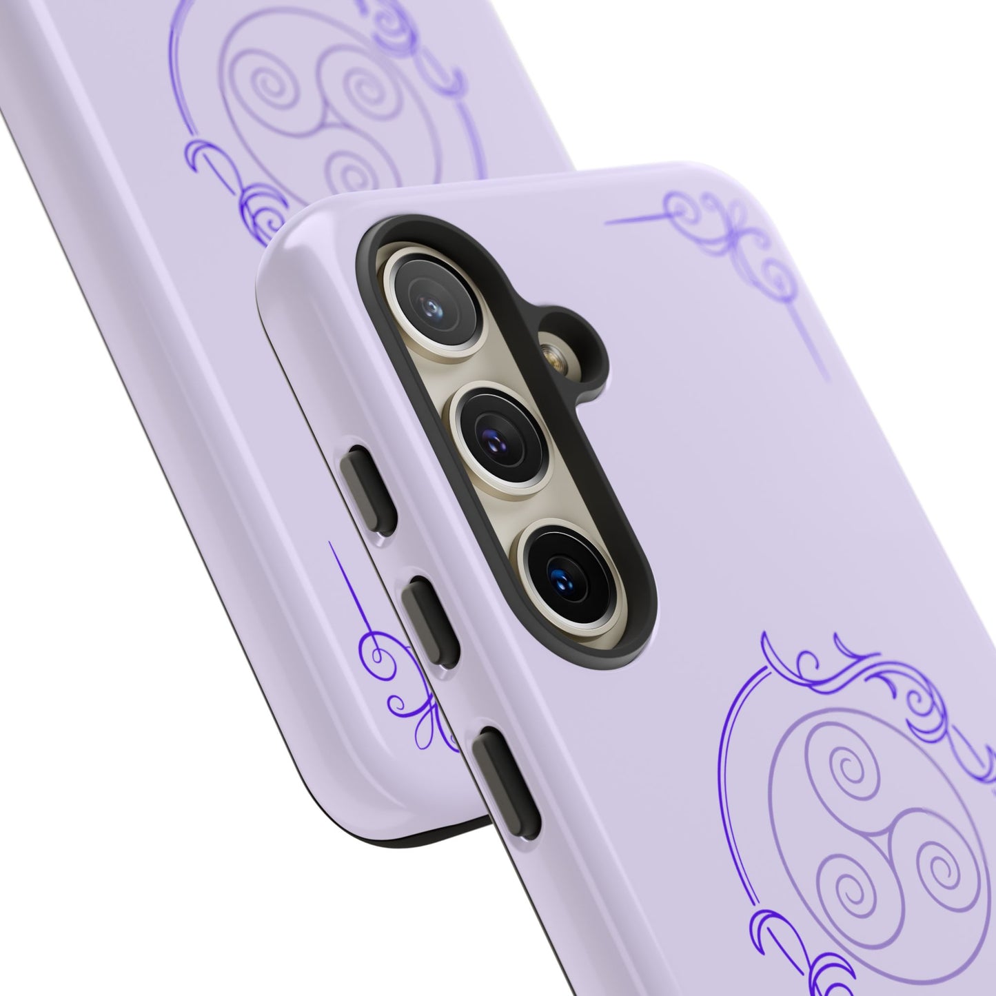 Tough Phone Cases - Purple Elegance for Multiple Models