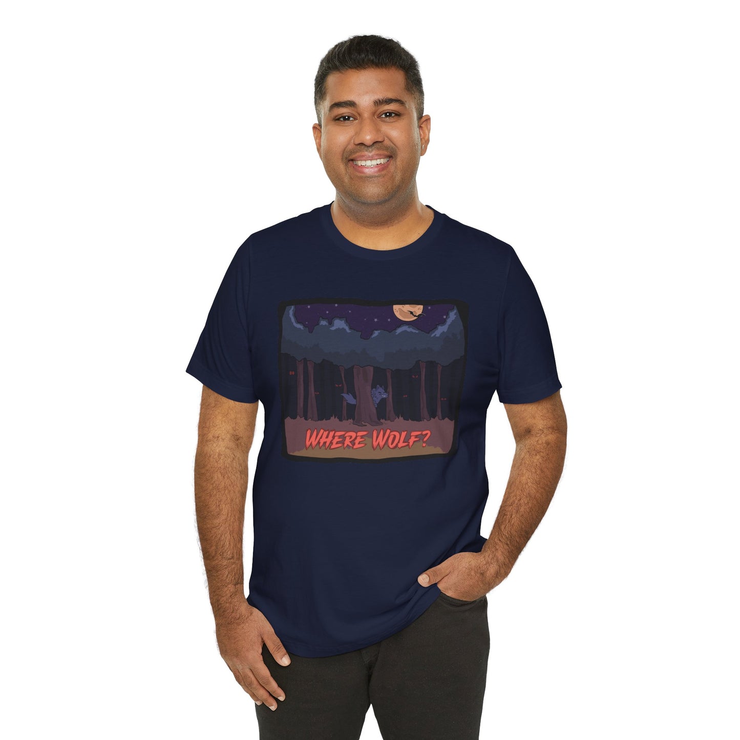 Adult Halloween Where Wolf Unisex T-shirt