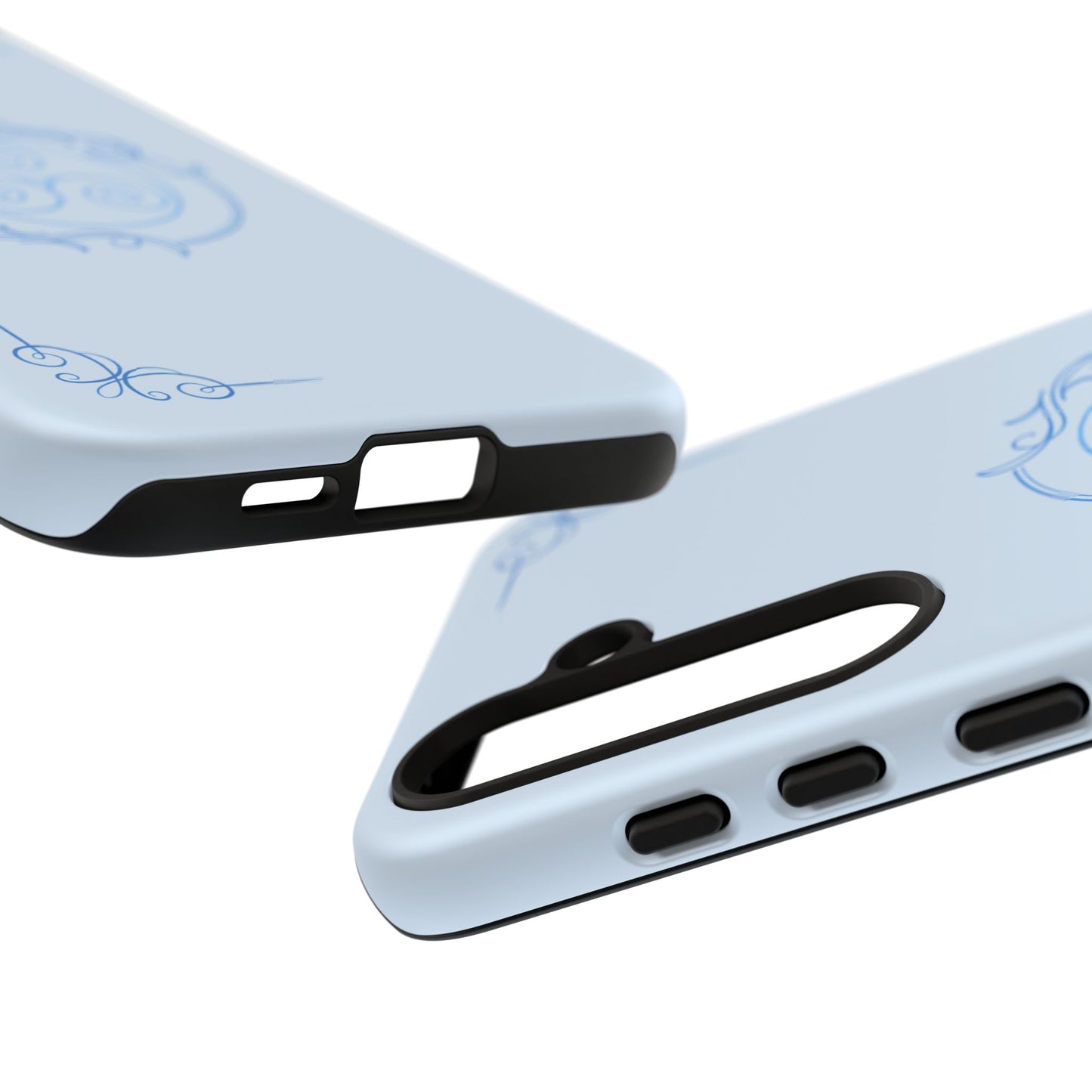 Tough Phone Case - Teal Elegance (Check for brand/model)