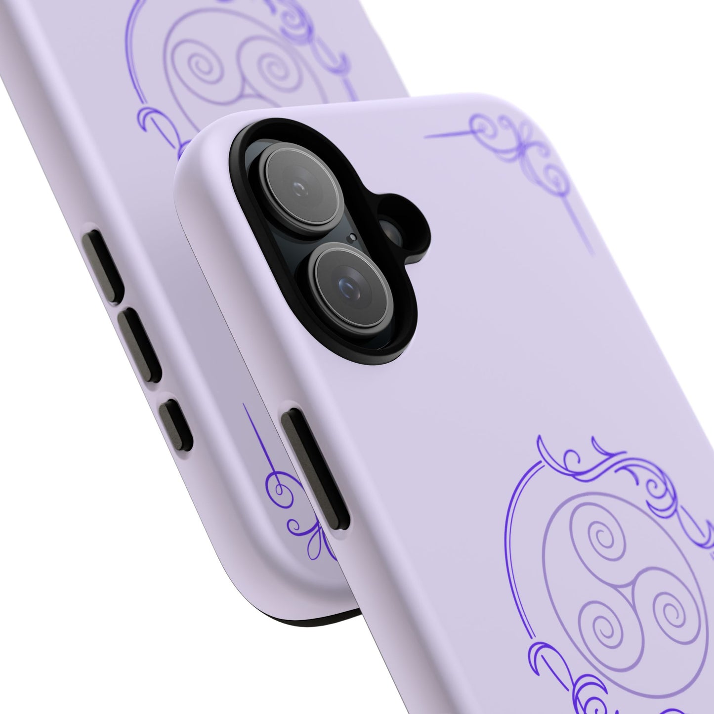 Tough Phone Cases - Purple Elegance for Multiple Models