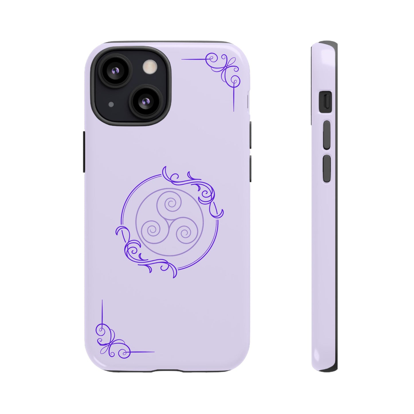 Tough Phone Cases - Purple Elegance for Multiple Models