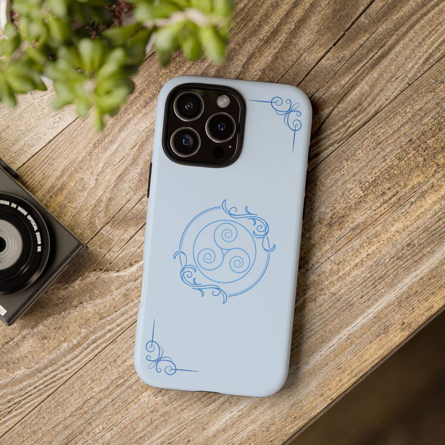 Tough Phone Case - Teal Elegance (Check for brand/model)