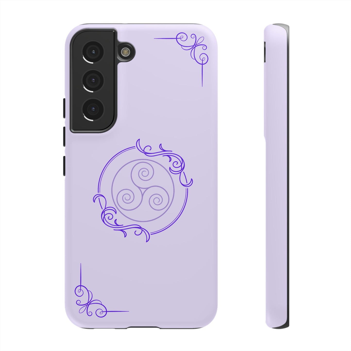 Tough Phone Cases - Purple Elegance for Multiple Models