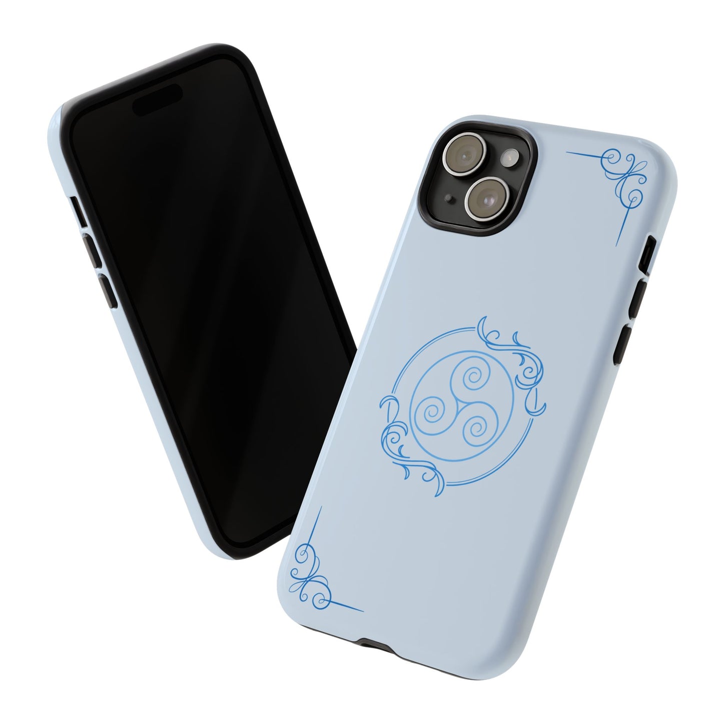 Tough Phone Case - Teal Elegance (Check for brand/model)