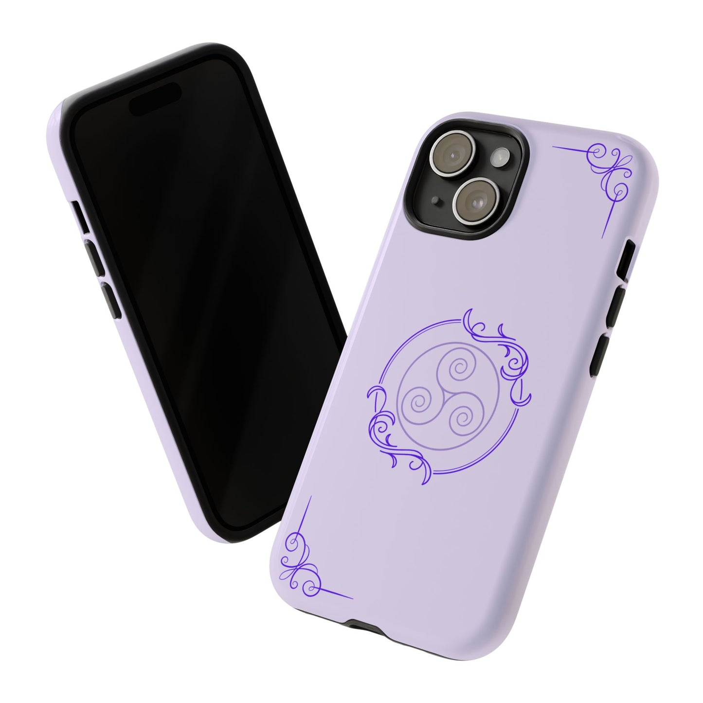 Tough Phone Cases - Purple Elegance for Multiple Models