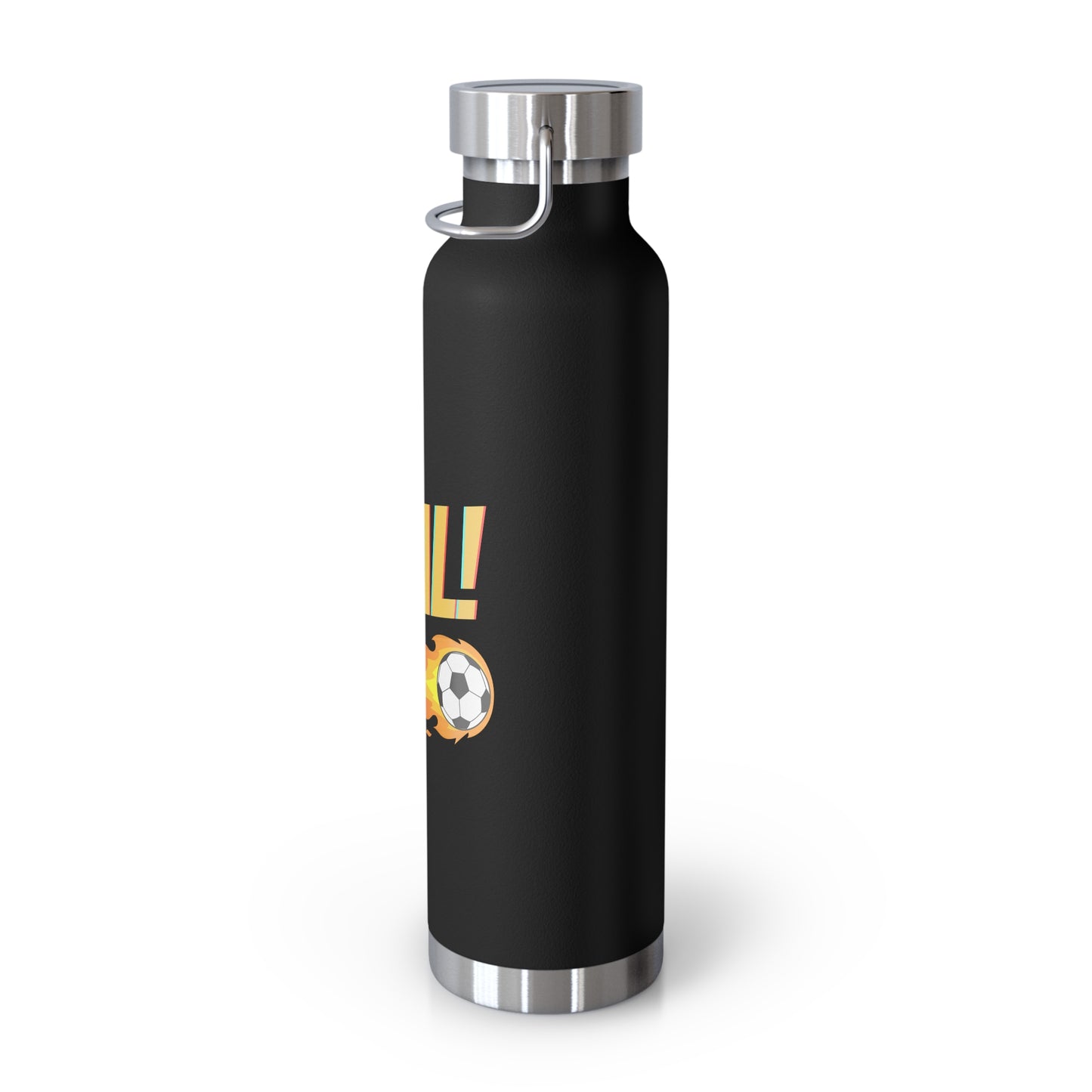 Soccer Theme - Copper Vacuum Insulated Water Bottle, 22 oz
