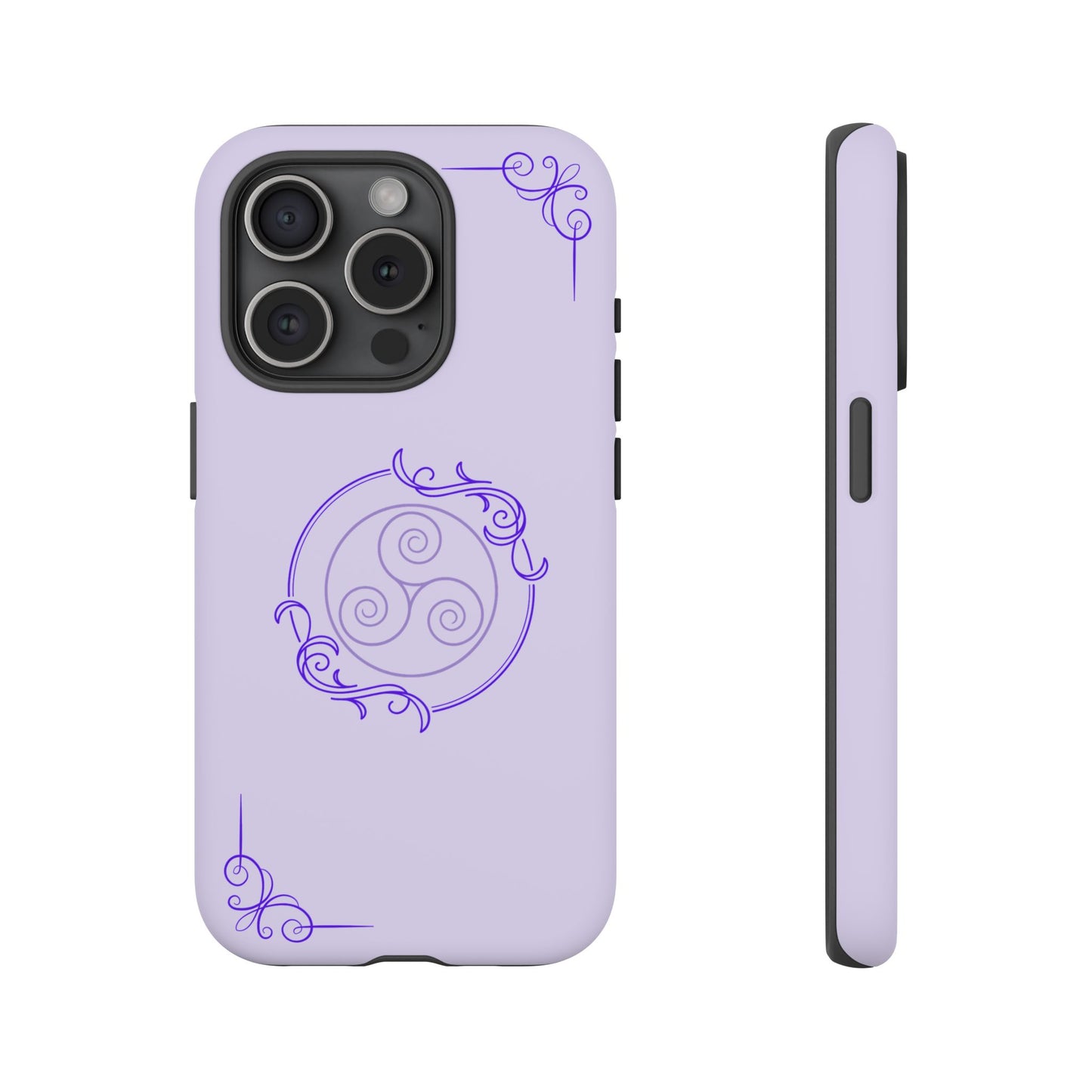 Tough Phone Cases - Purple Elegance for Multiple Models