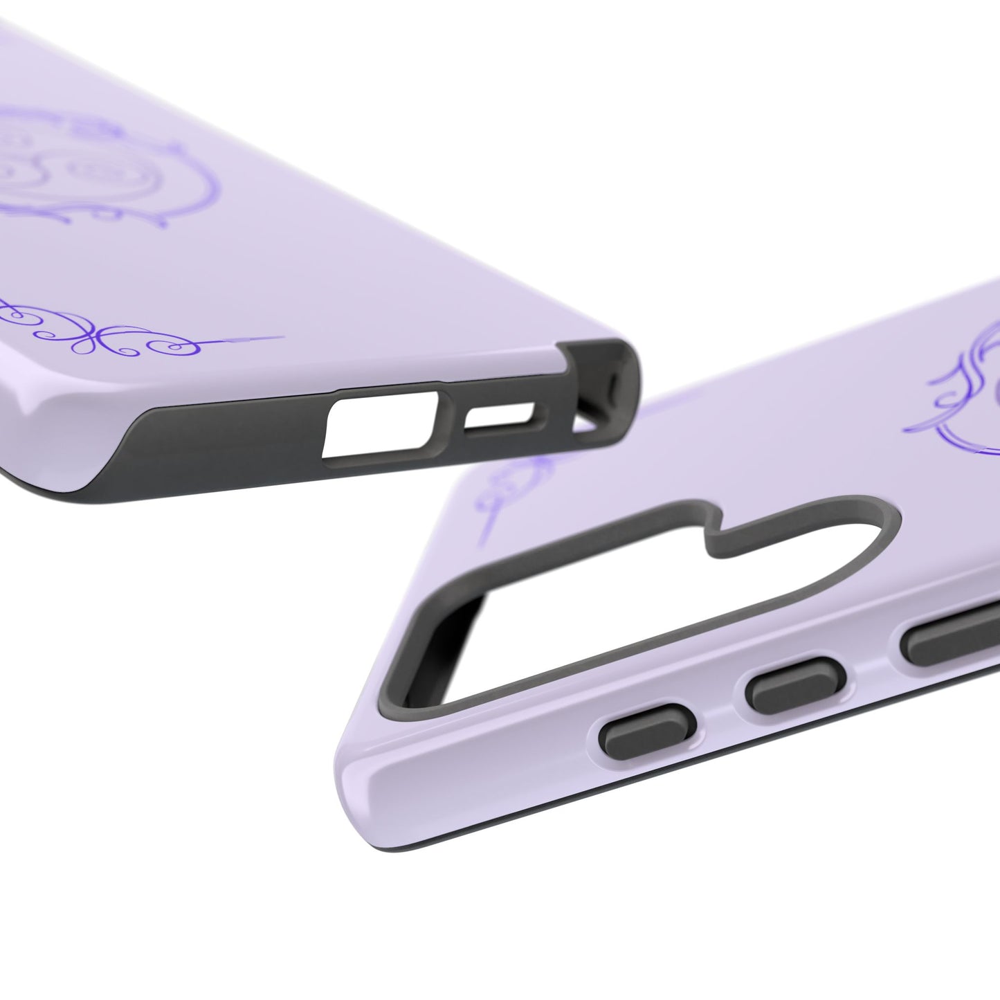 Tough Phone Cases - Purple Elegance for Multiple Models