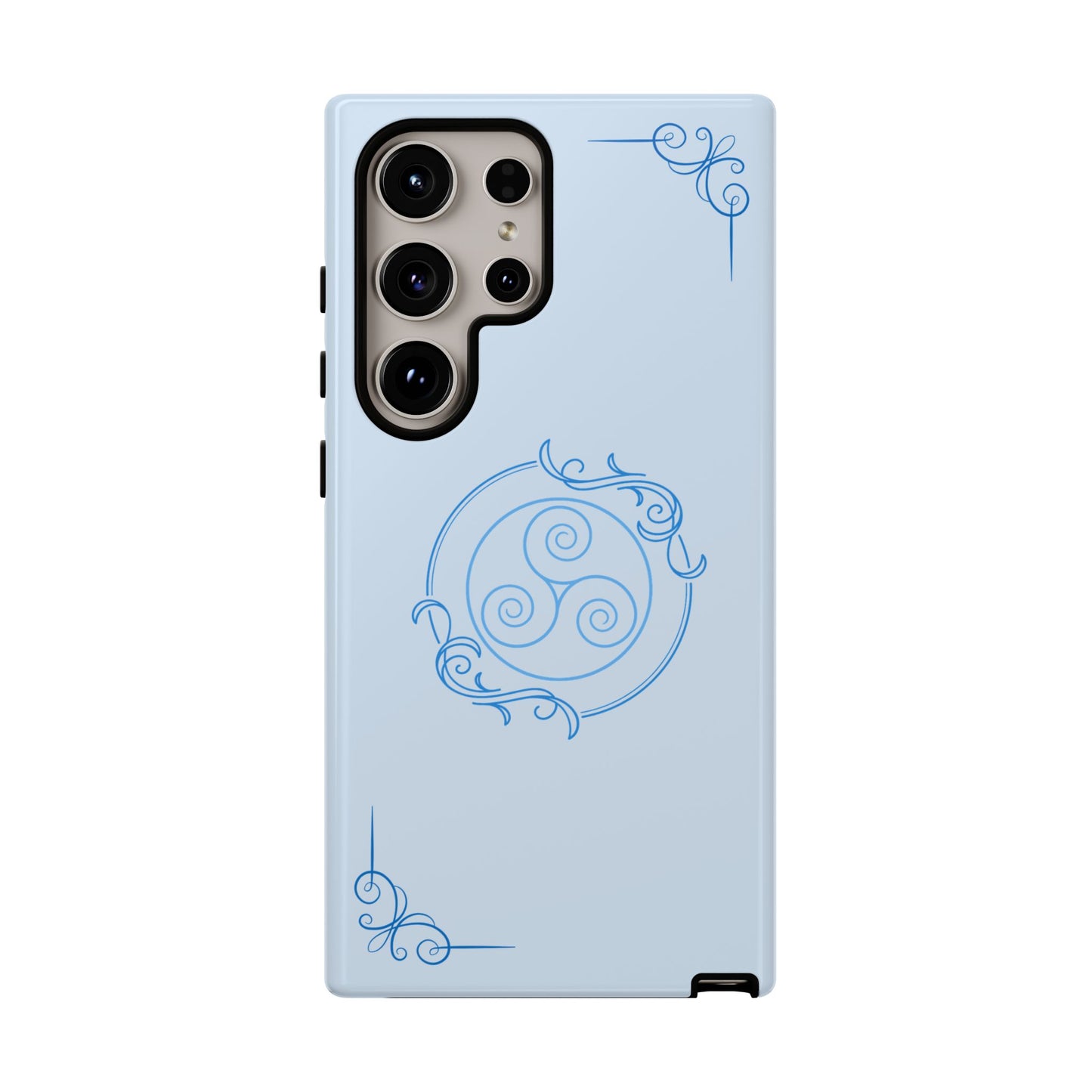 Tough Phone Case - Teal Elegance (Check for brand/model)