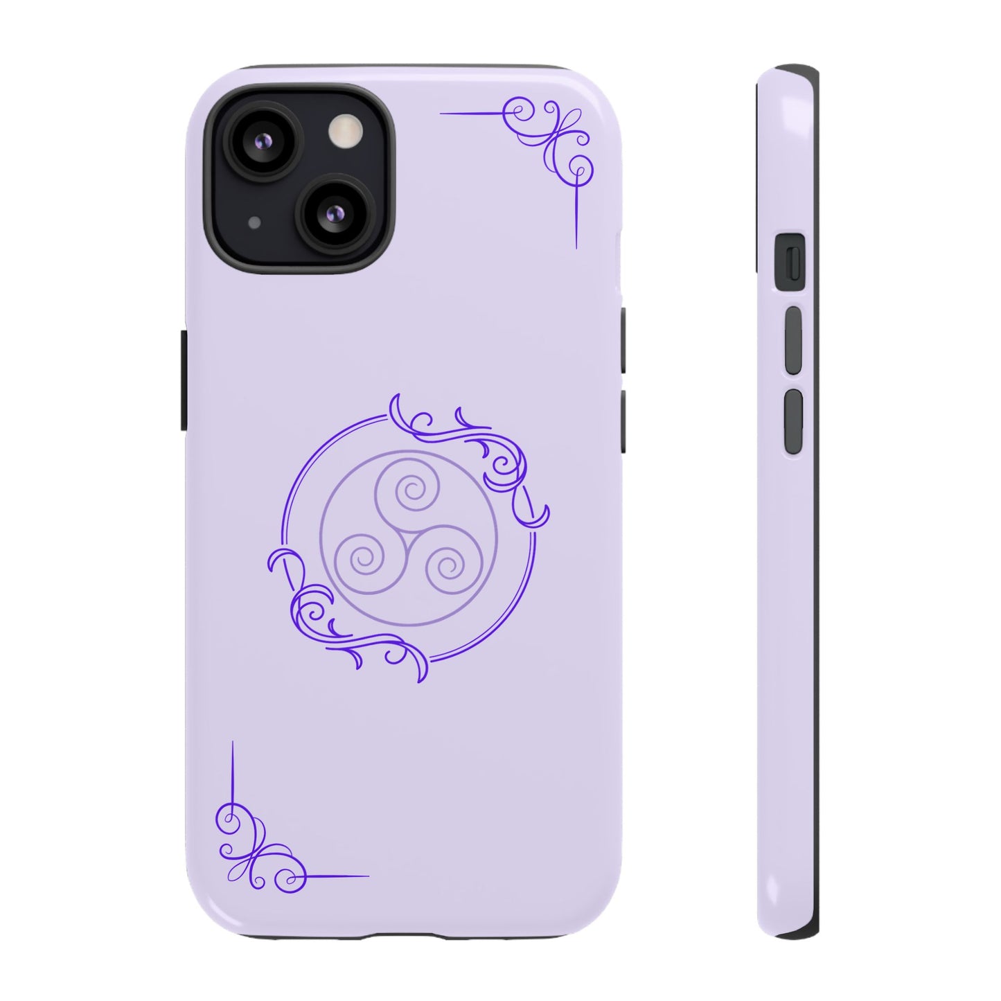 Tough Phone Cases - Purple Elegance for Multiple Models